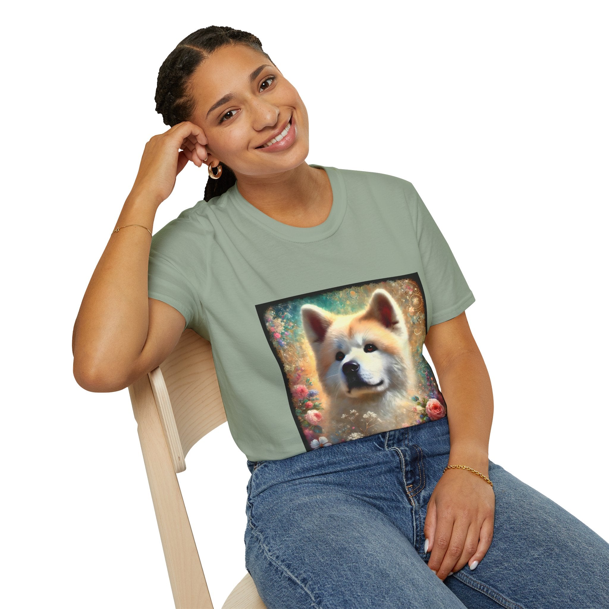 Akita Shirt | Cosmic Garden Dog Lover Tee