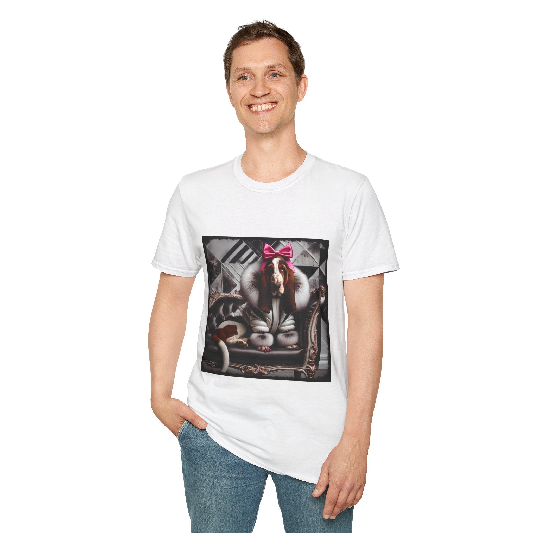 Basset Hound Fashionista | Unisex Dog T-Shirt