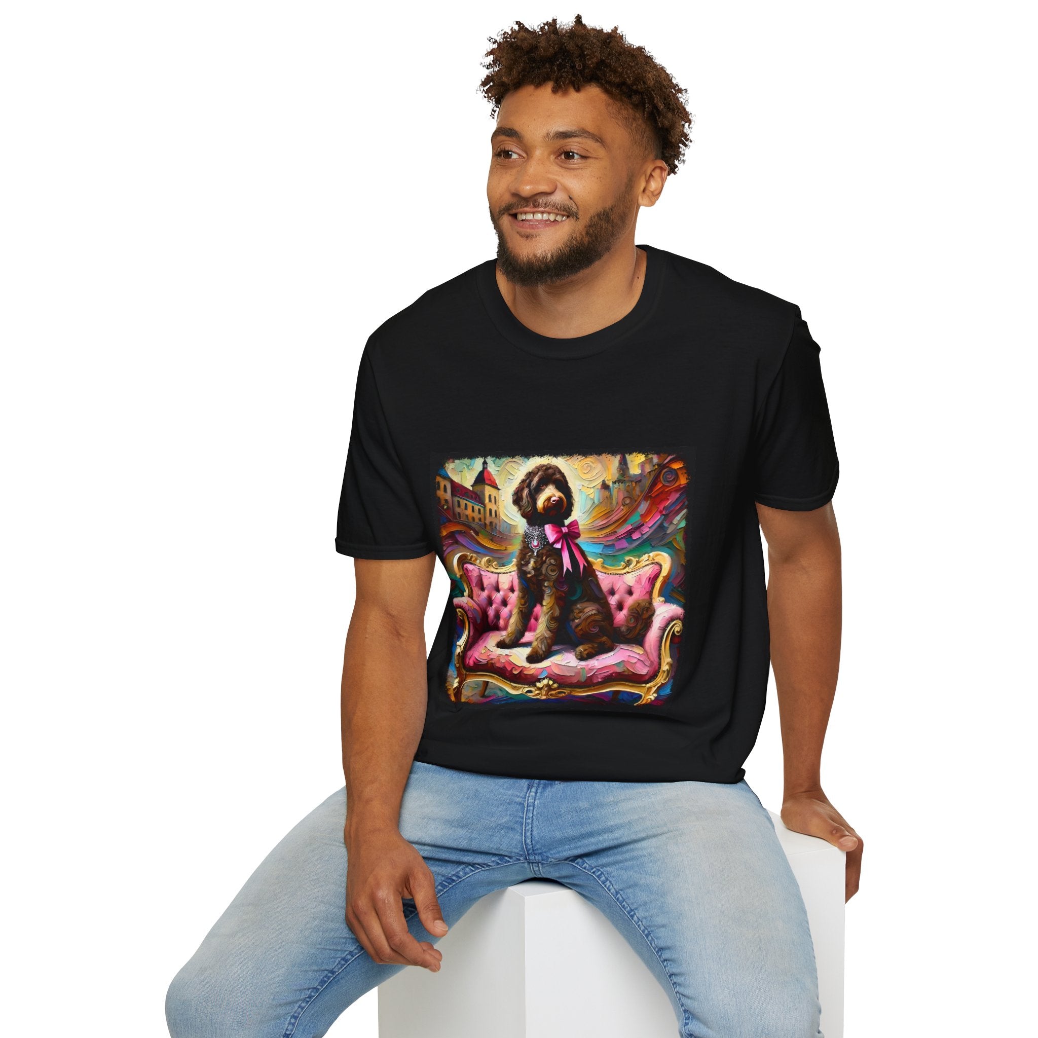 Labradoodle Chocolate Princess Classic | Unisex Dog T-Shirt
