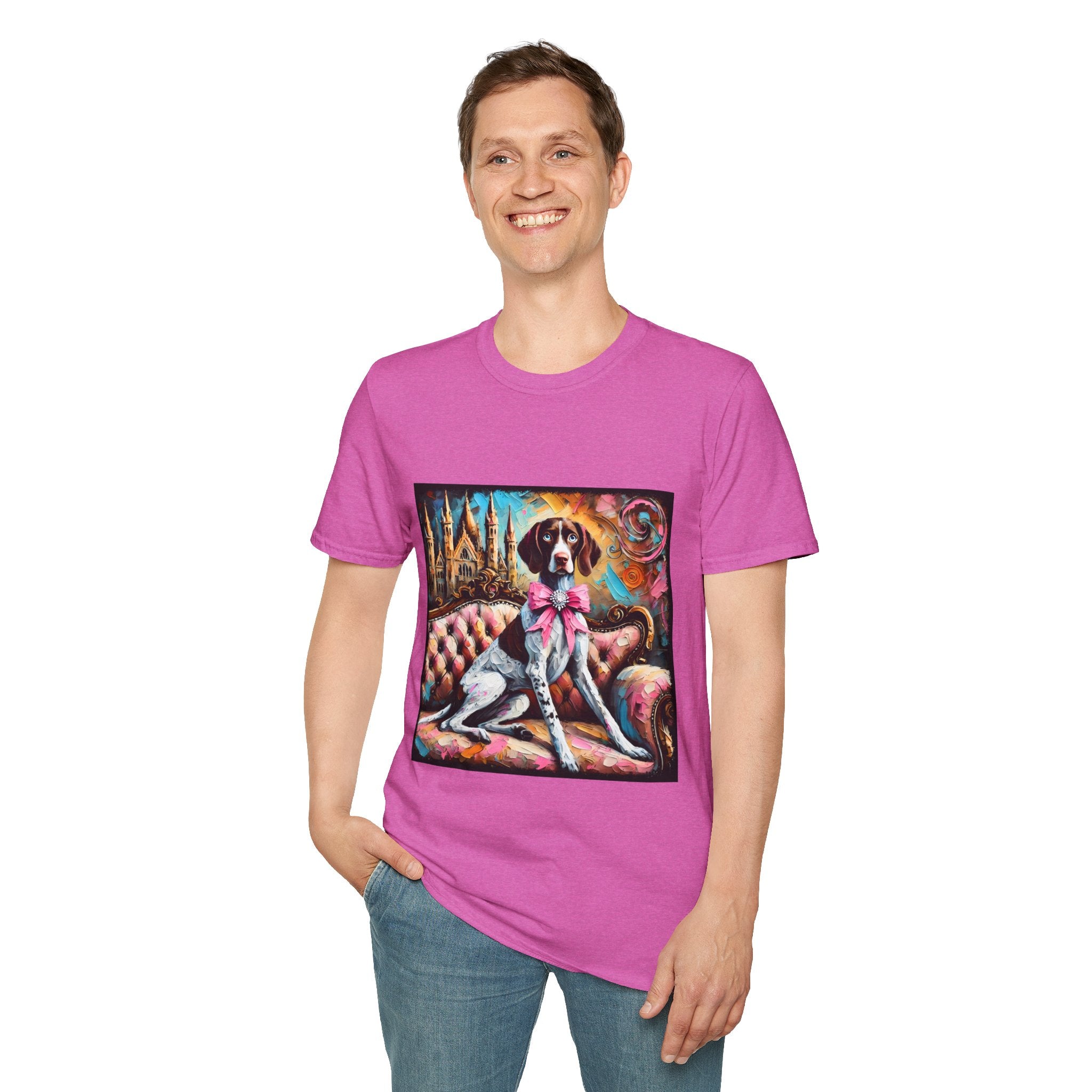 German Shorthaired Pointer Diamond Princess Classic | Unisex Dog T-Shirt