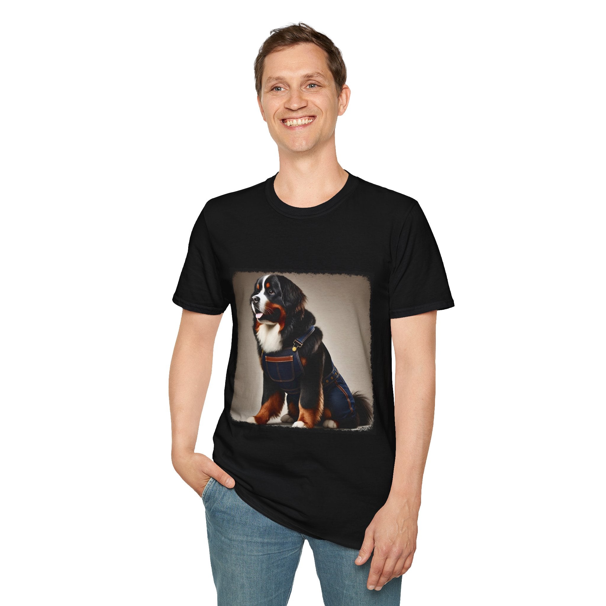 Bernese Mountain Dog Shirt | Denim Darling Dog Lover Tee