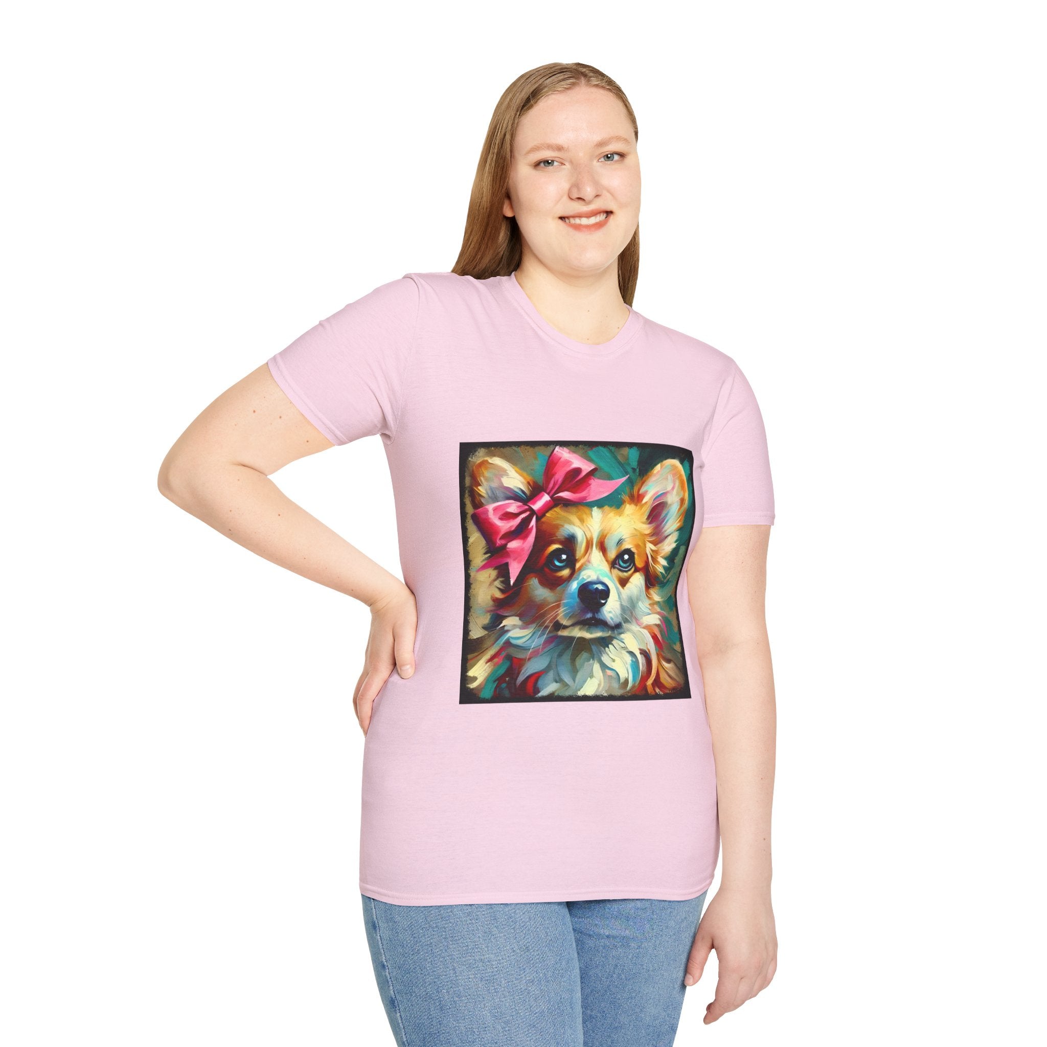 Pembroke Welsh Corgi Teal Classic | Unisex Dog T-Shirt
