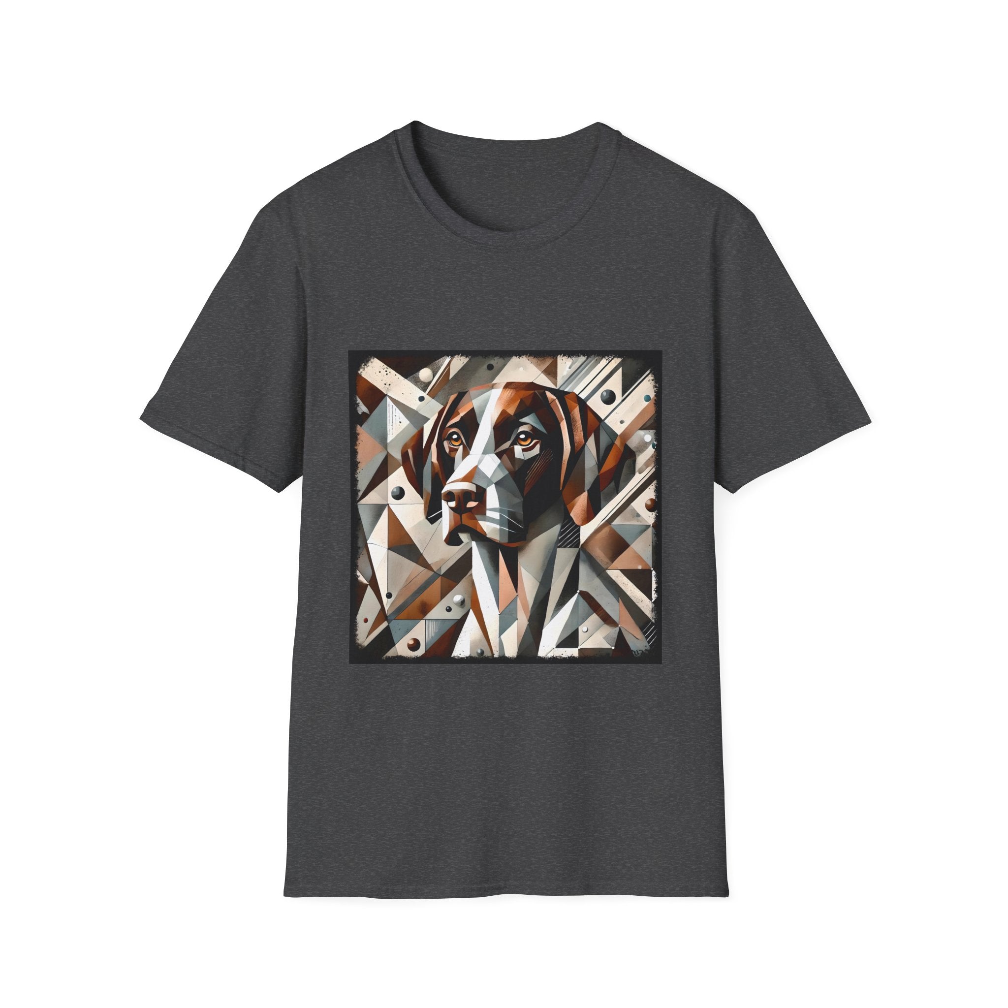 German Shorthaired Pointer Warm Geometric | Unisex Dog T-Shirt