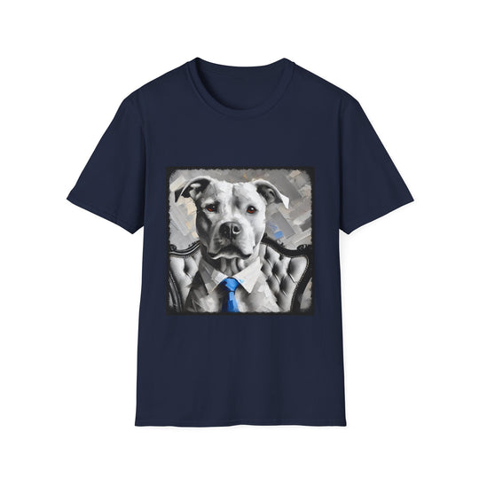 American Pit Bull Terrier True Classic design dog lover unisex t-shirt in navy