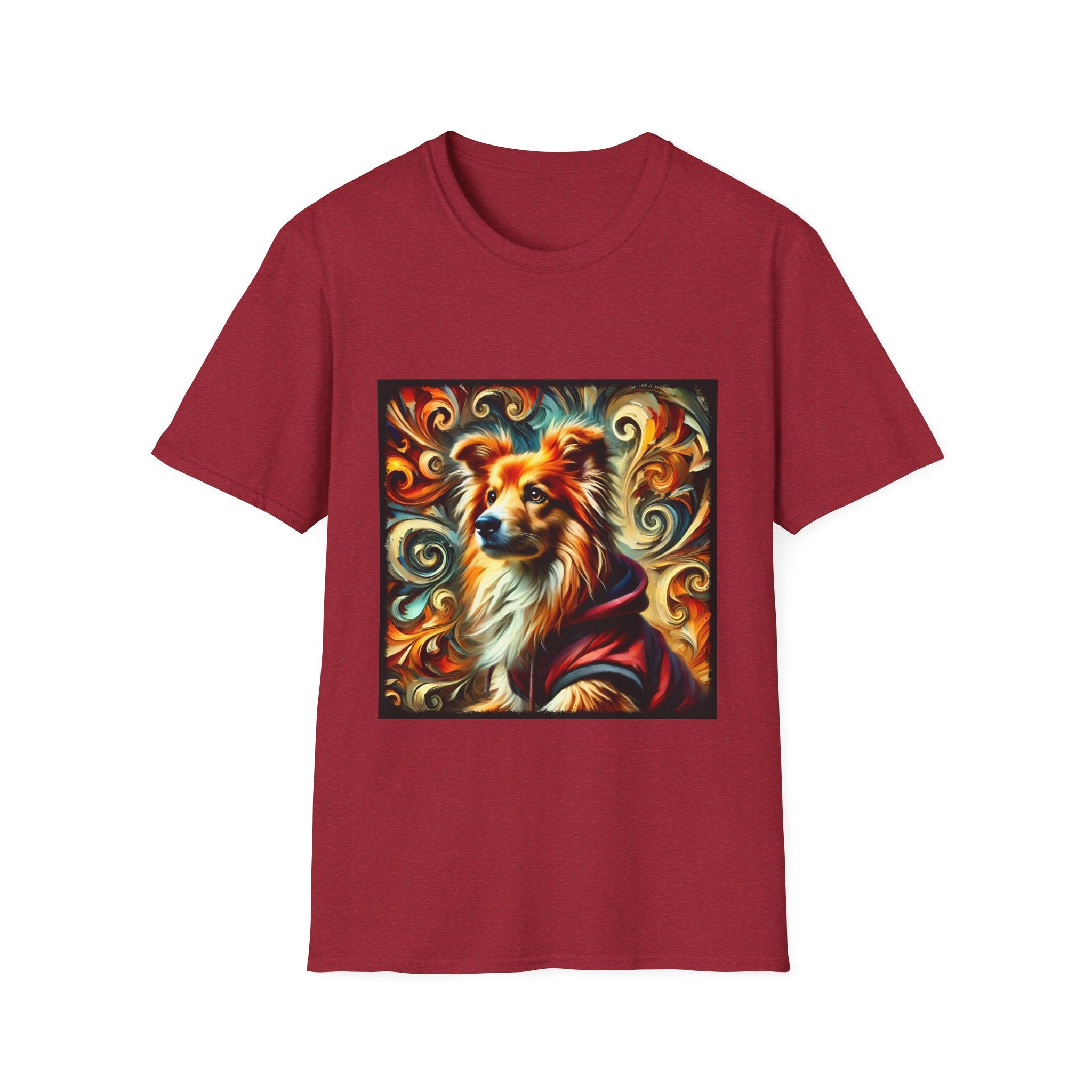 Miniature American Shepherd Relaxed Swirl | Unisex Dog T-Shirt