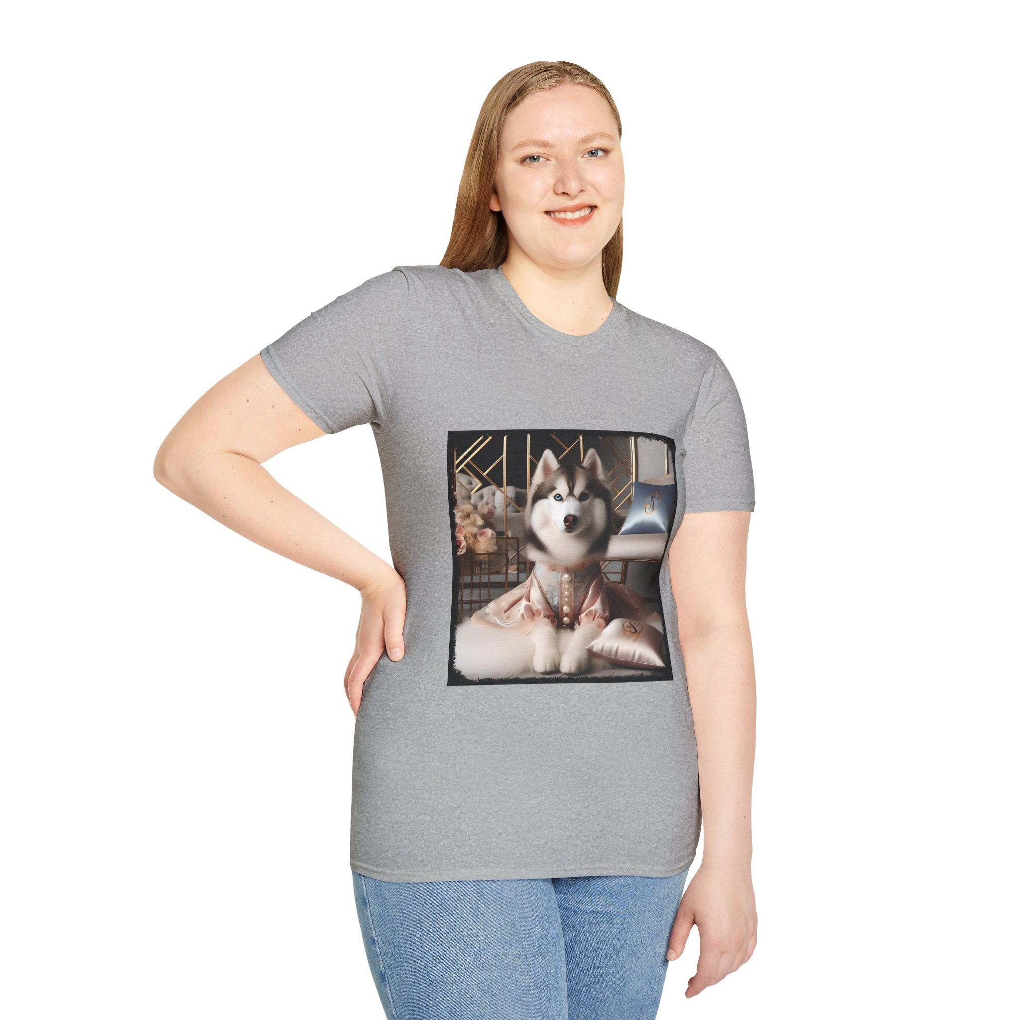 Siberian Husky Satin Diva | Unisex Dog T-Shirt