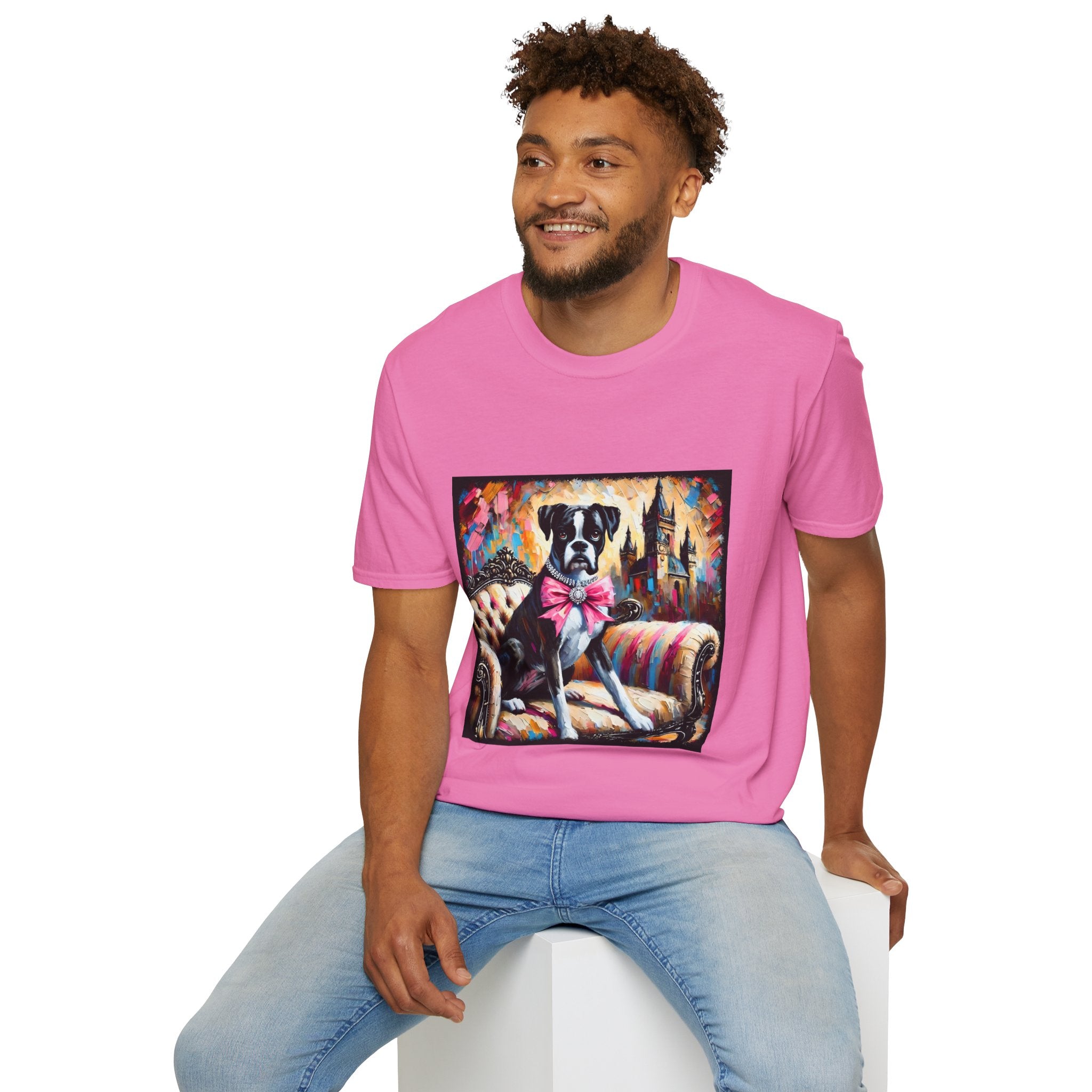 Boxer Pink Princess Classic | Unisex Dog T-Shirt