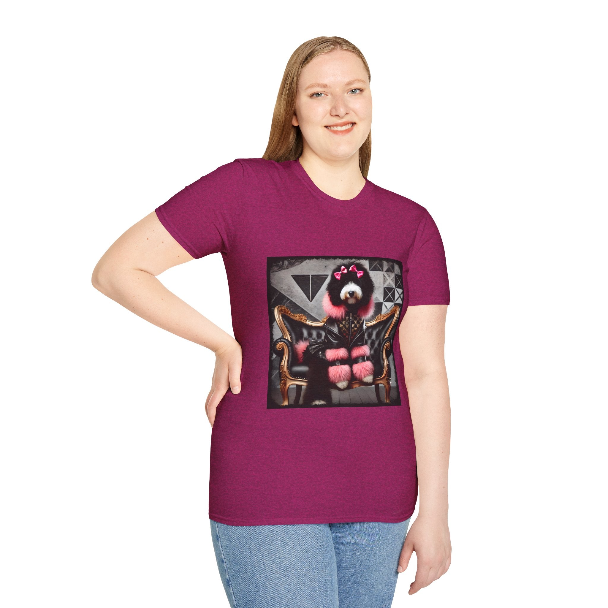 Bernedoodle Chic Rocker | Unisex Dog T-Shirt