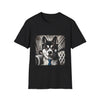 Akita Shirt | B&W Bold Eyes Dog Lover Tee