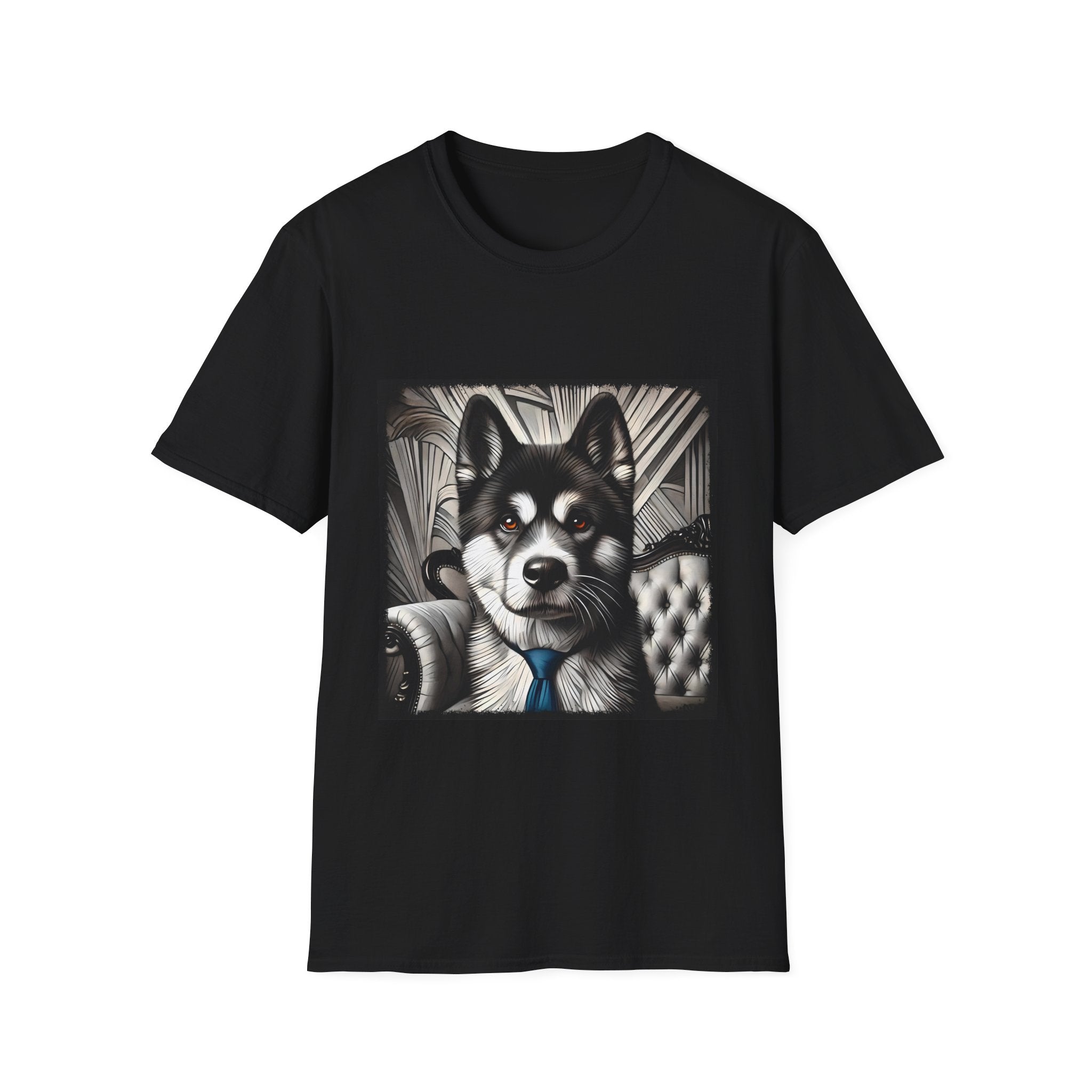 Akita Shirt | B&W Bold Eyes Dog Lover Tee