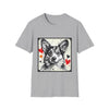 Pembroke Welsh Corgi Bold Heart Sketch | Unisex Dog T-Shirt