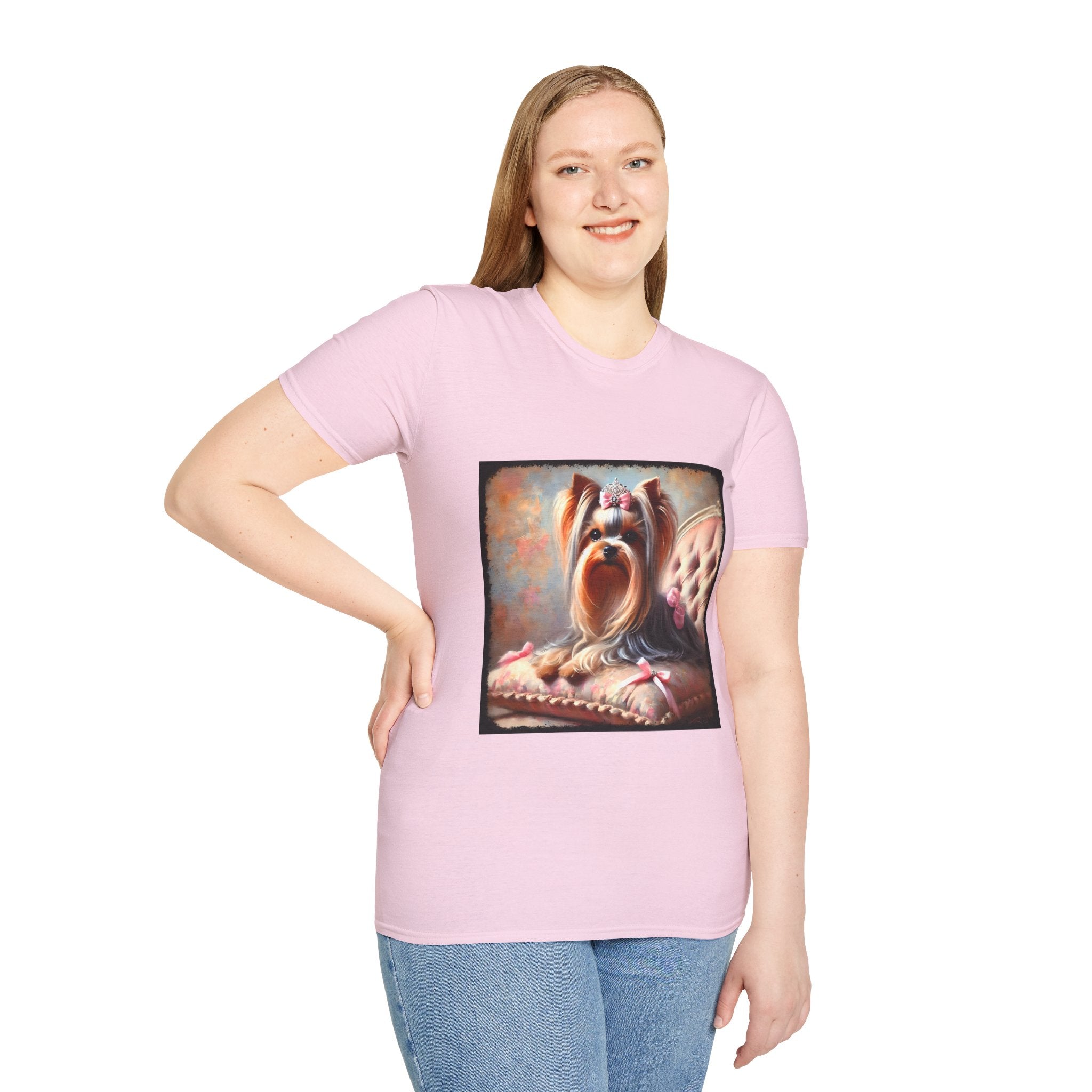 Yorkshire Terrier Bows and Diamonds Classic | Unisex Dog T-Shirt