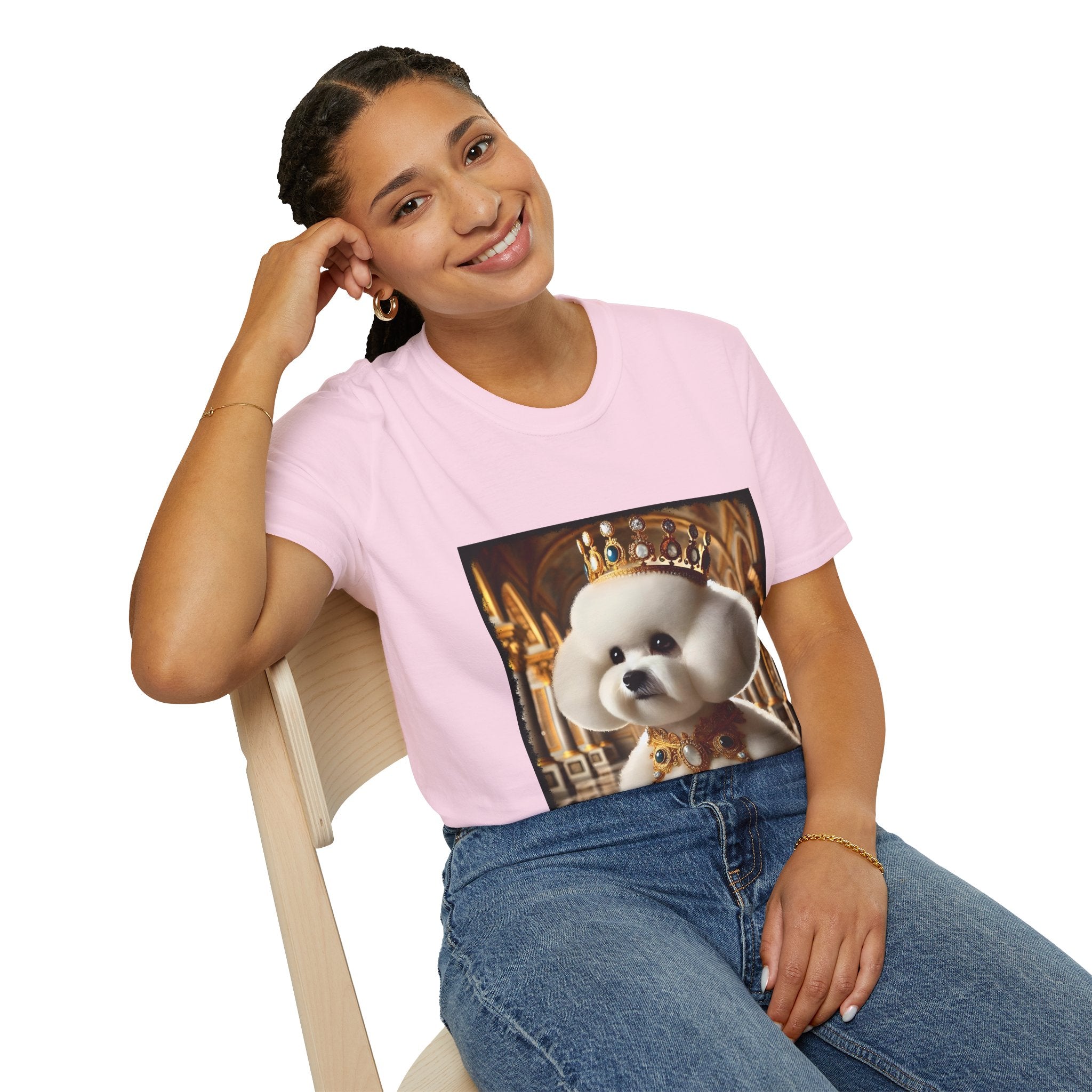 Bichon Frise Mighty Monarch | Unisex Dog T-Shirt