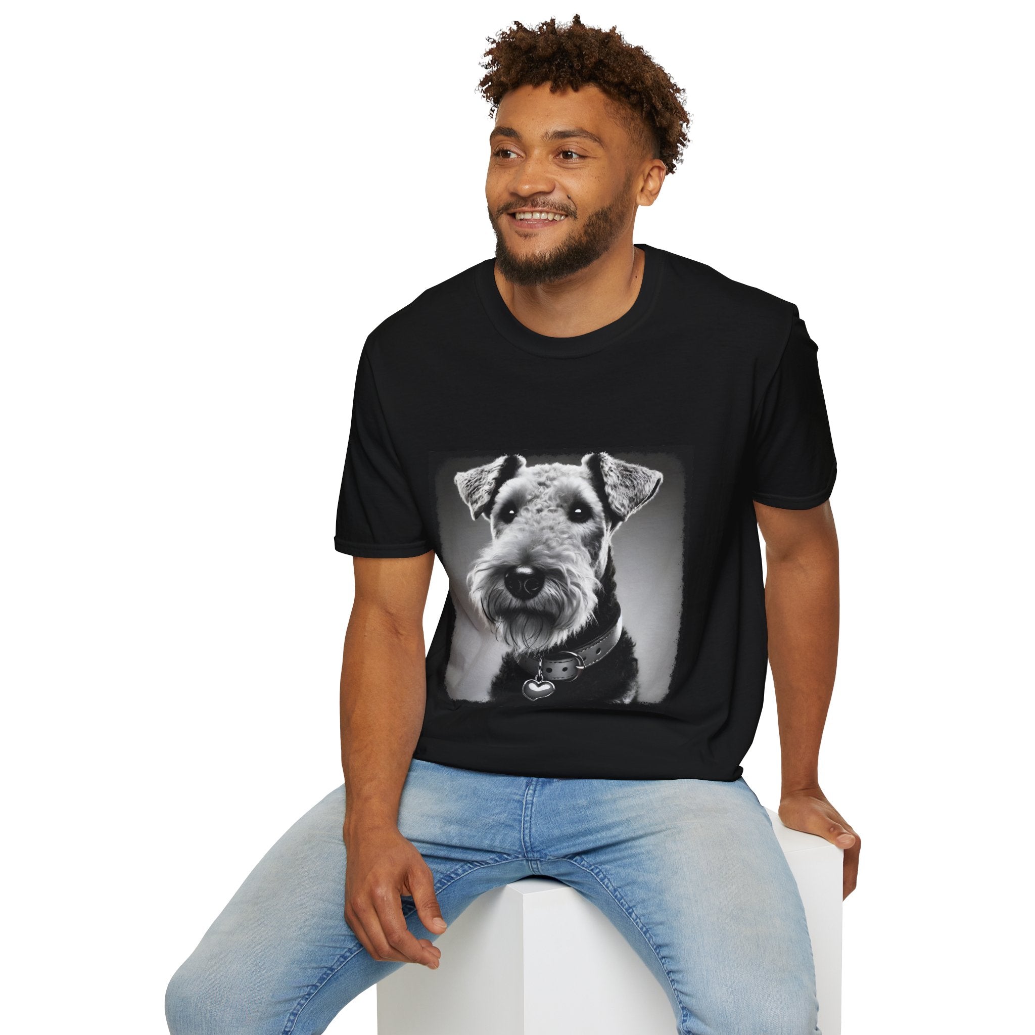 Airedale Terrier Shirt | Heart Charm Dog Lover Tee