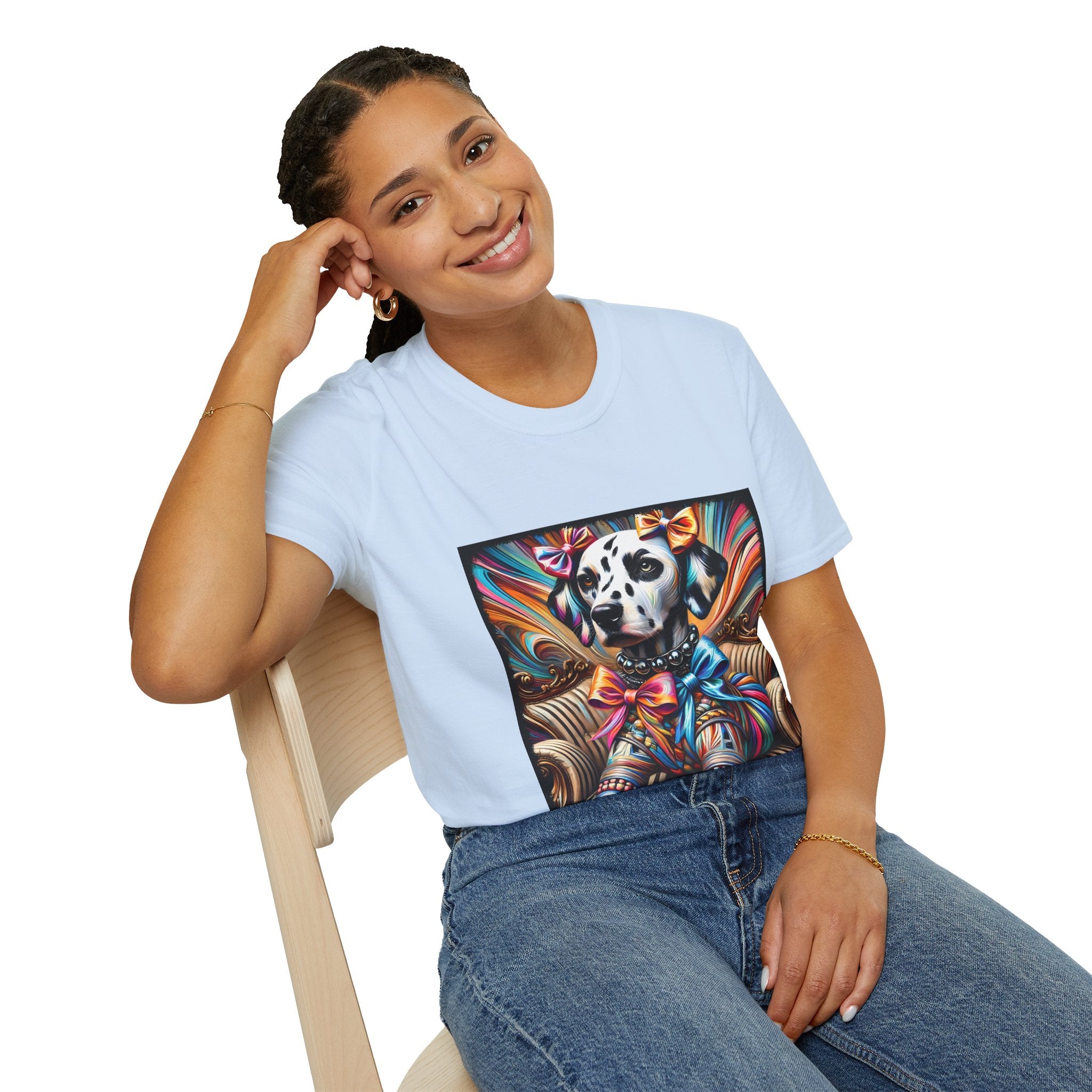 Dalmatian Vivid Rocker  | Unisex Dog T-Shirt