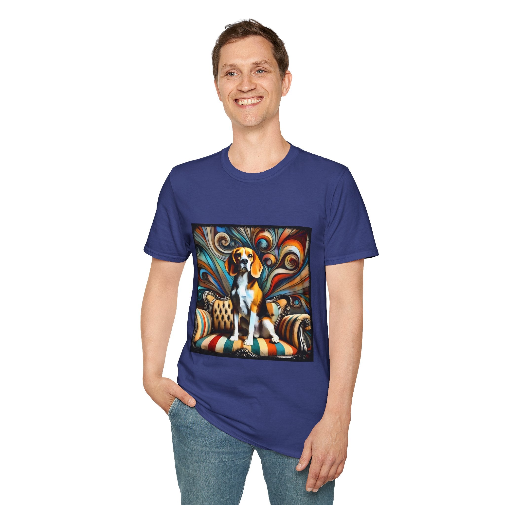 Beagle Warm Swirl | Unisex Dog T-Shirt