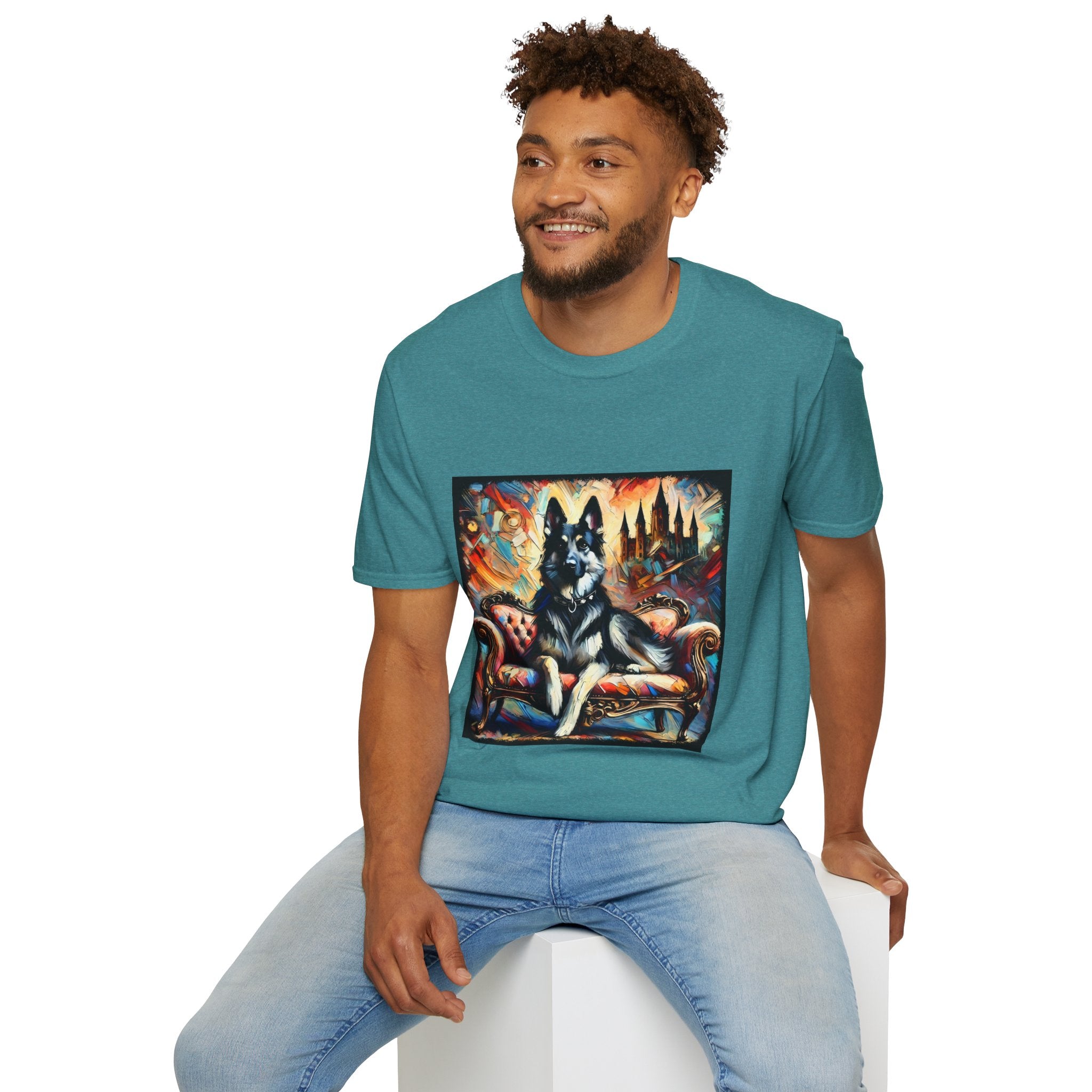 German Shepherd Vibrant Classic | Unisex Dog T-Shirt