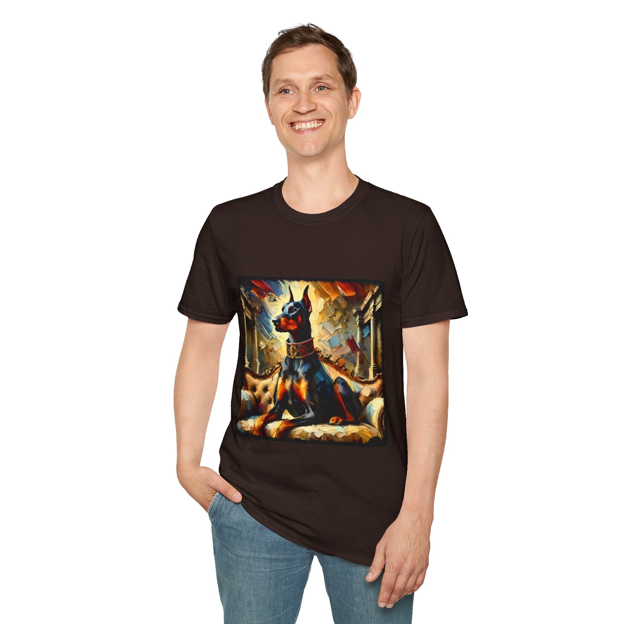 Doberman Pinscher Vivid Classic | Unisex Dog T-Shirt