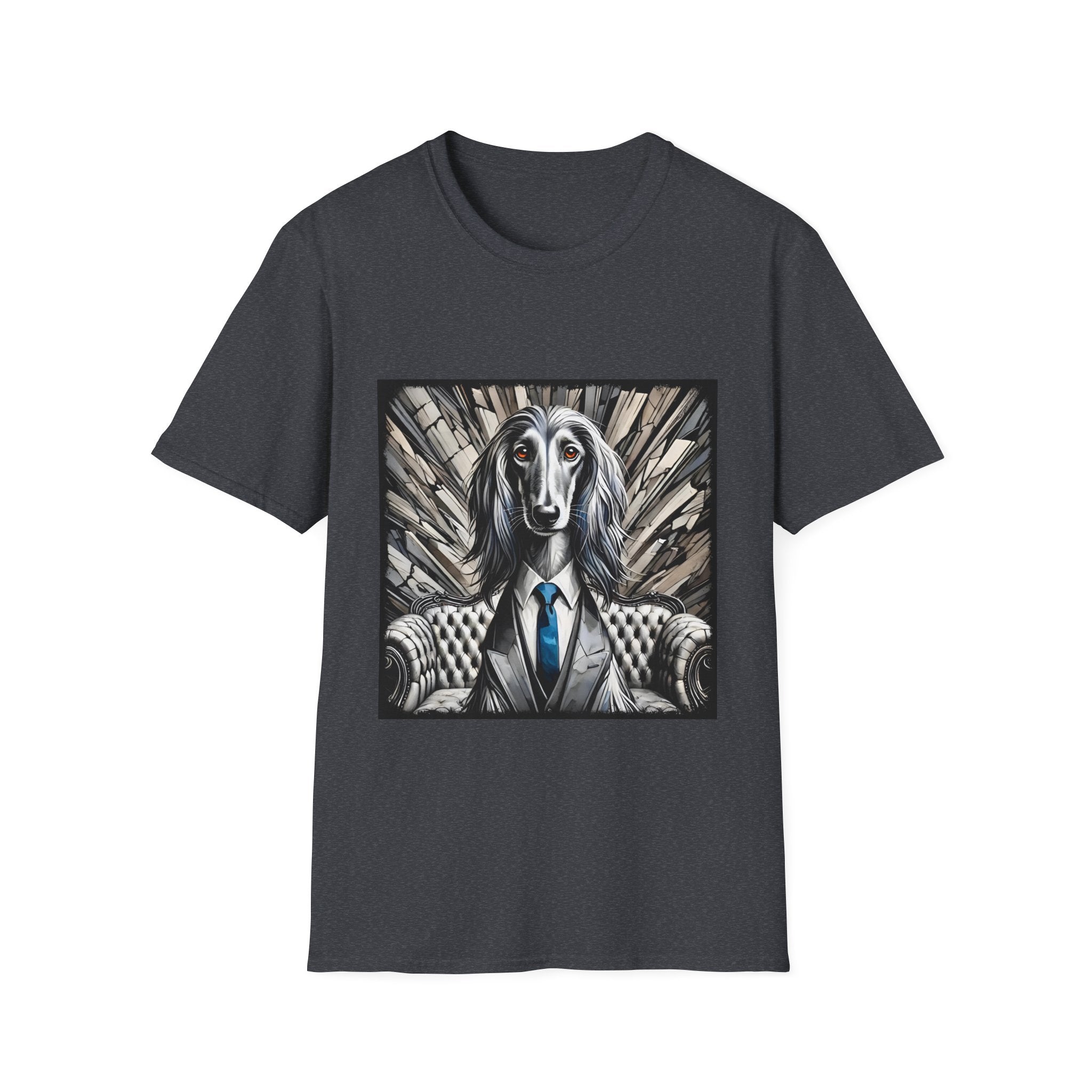 Afghan Hound Shirt | B&W Bold Gentleman Dog Lover Tee