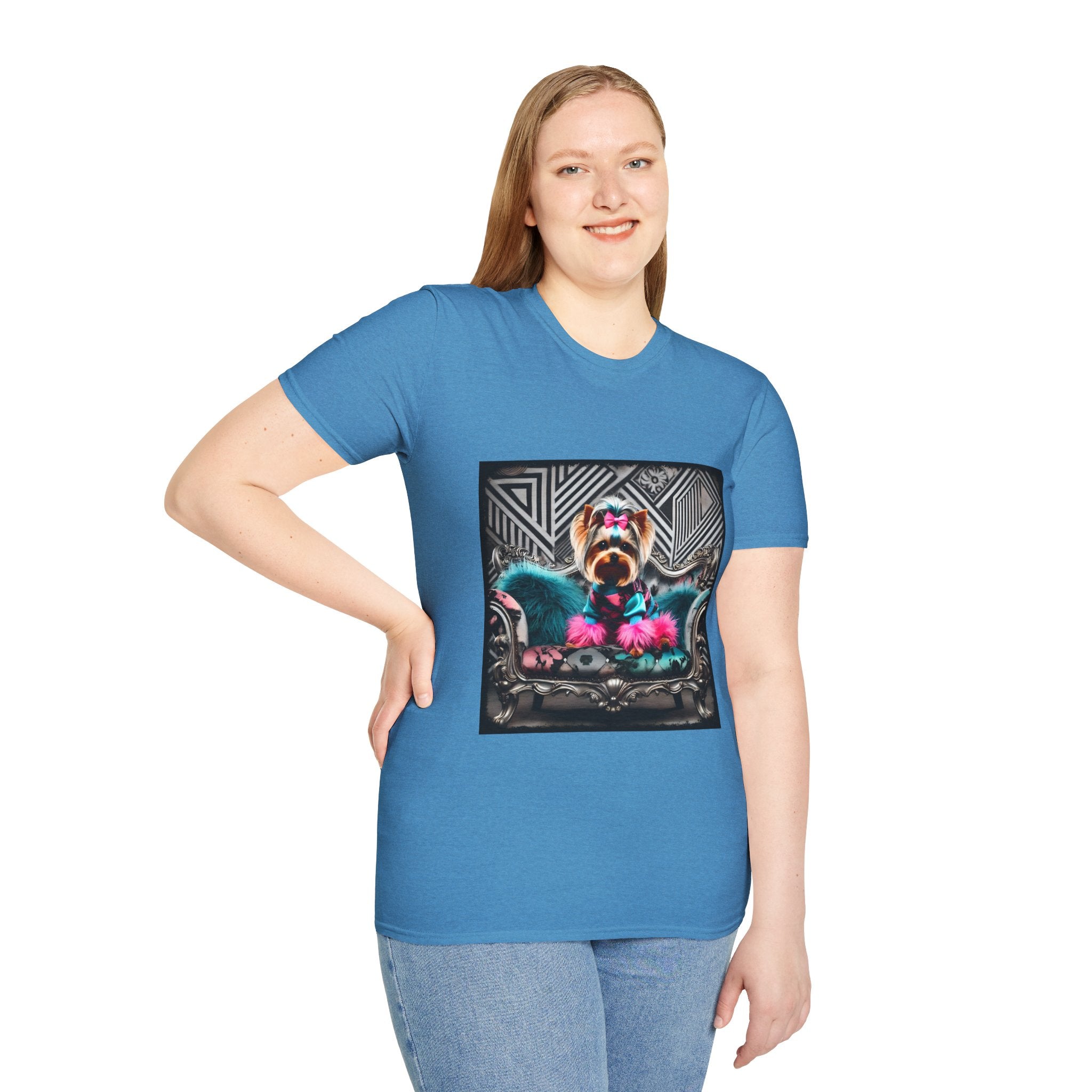 Yorkshire Terrier Chic Rocker | Unisex Dog T-Shirt