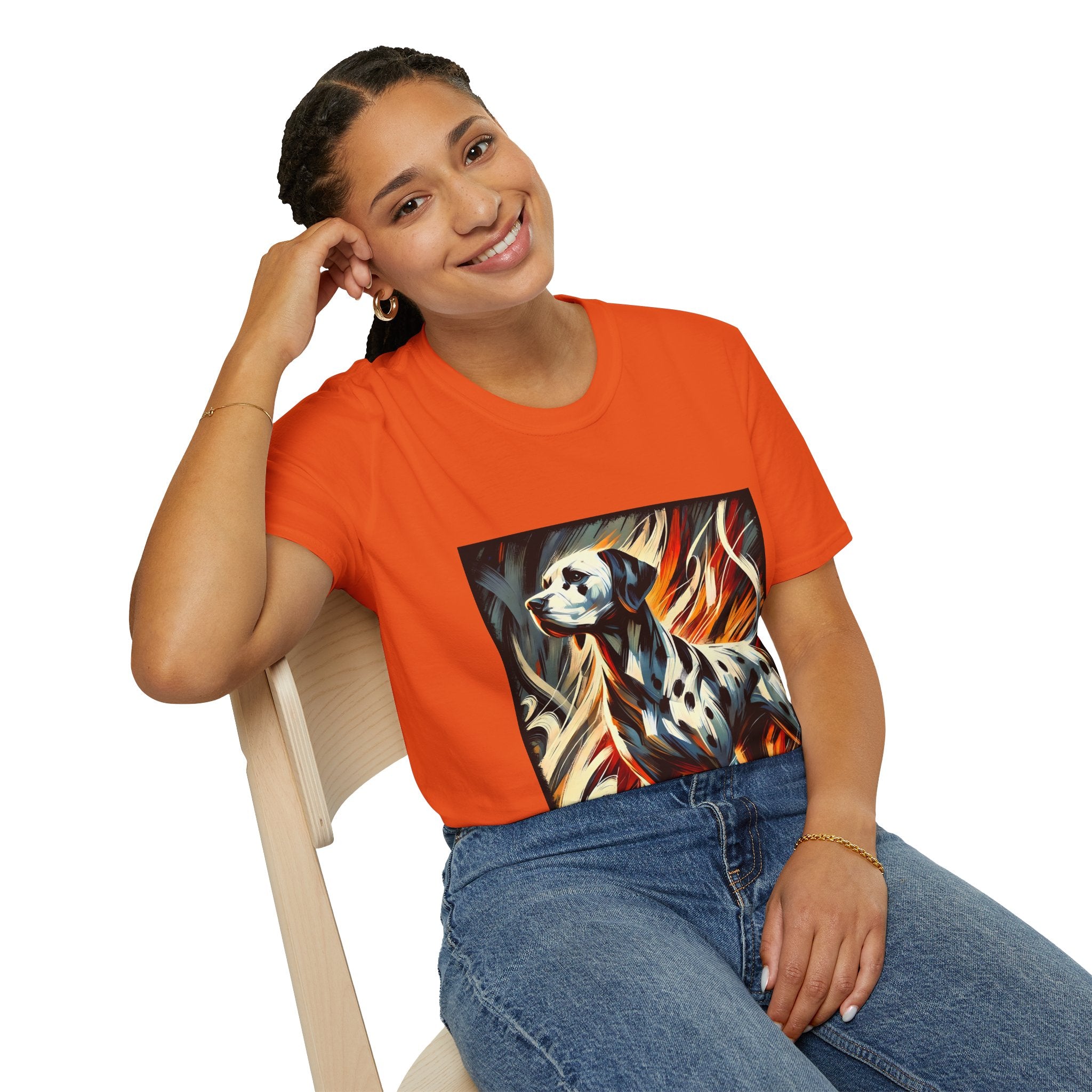Dalmatian Bold Fire Classic | Unisex Dog T-Shirt