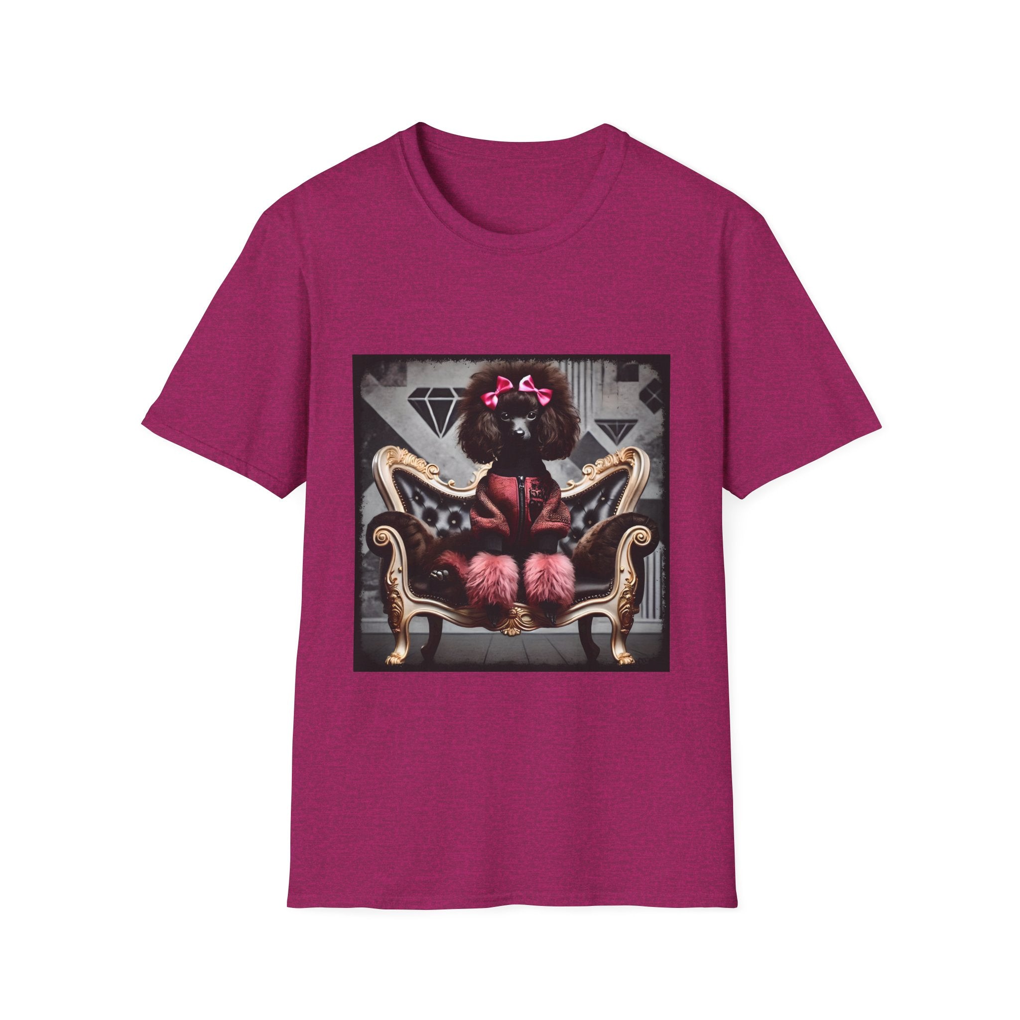 Poodle Pink Icon  | Unisex Dog T-Shirt