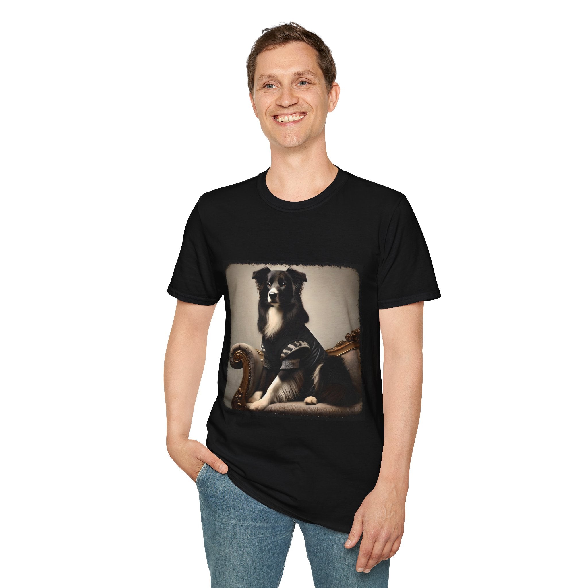 Border Collie Camo Charm | Unisex Dog T-Shirt