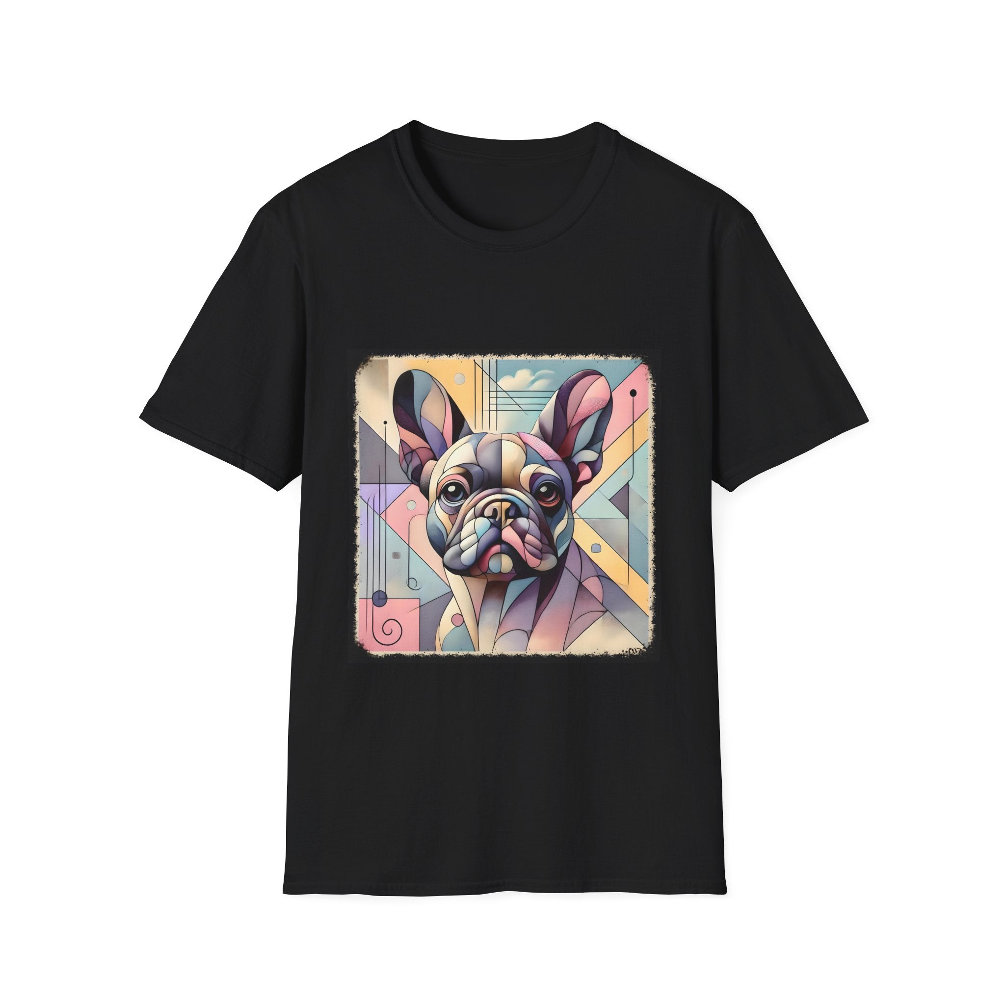 French Bulldog Shirt | Pastel Geometric Dog Lover Tee