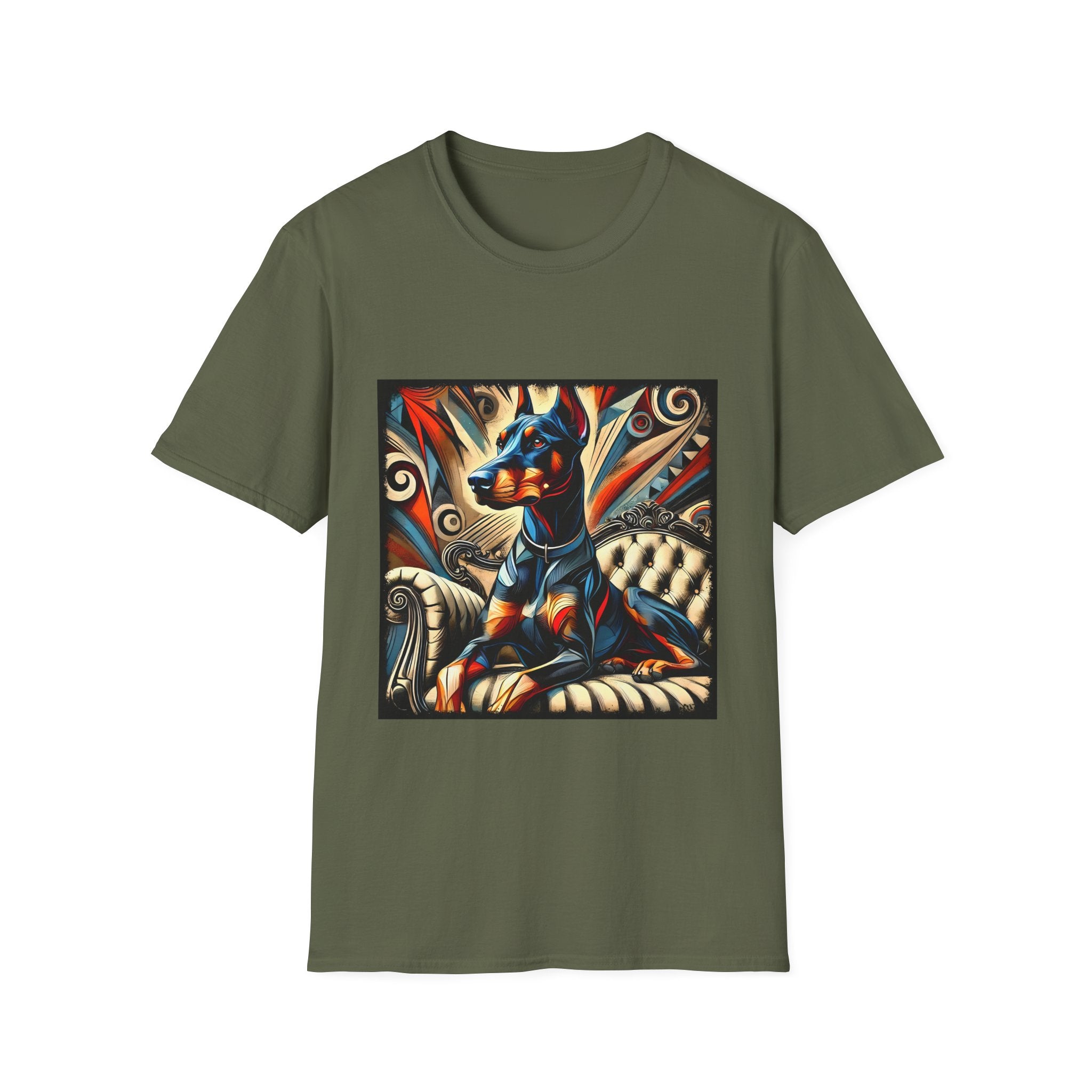 Doberman Pinscher Bold Rebel | Unisex Dog T-Shirt