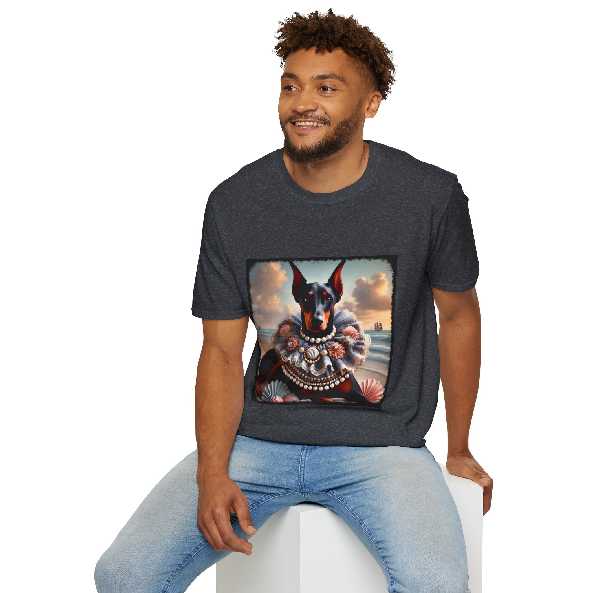 Doberman Pinscher Beach Dream | Unisex Dog T-Shirt