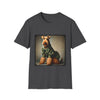 Airedale Terrier Tactical Diva design dog lover unisex t-shirt in dark heather