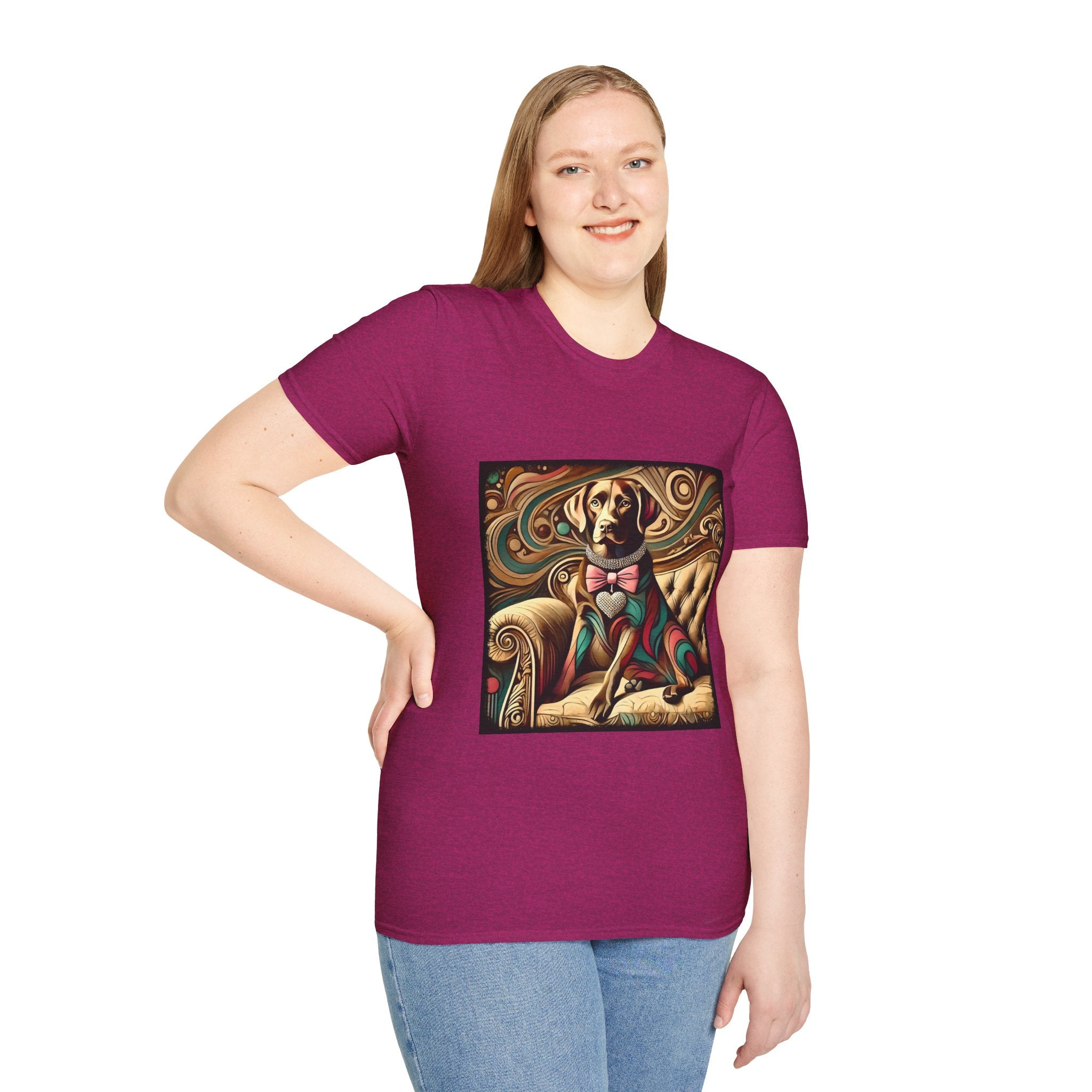 Labrador Retriever Warm Diamond Swirl | Unisex Dog T-Shirt