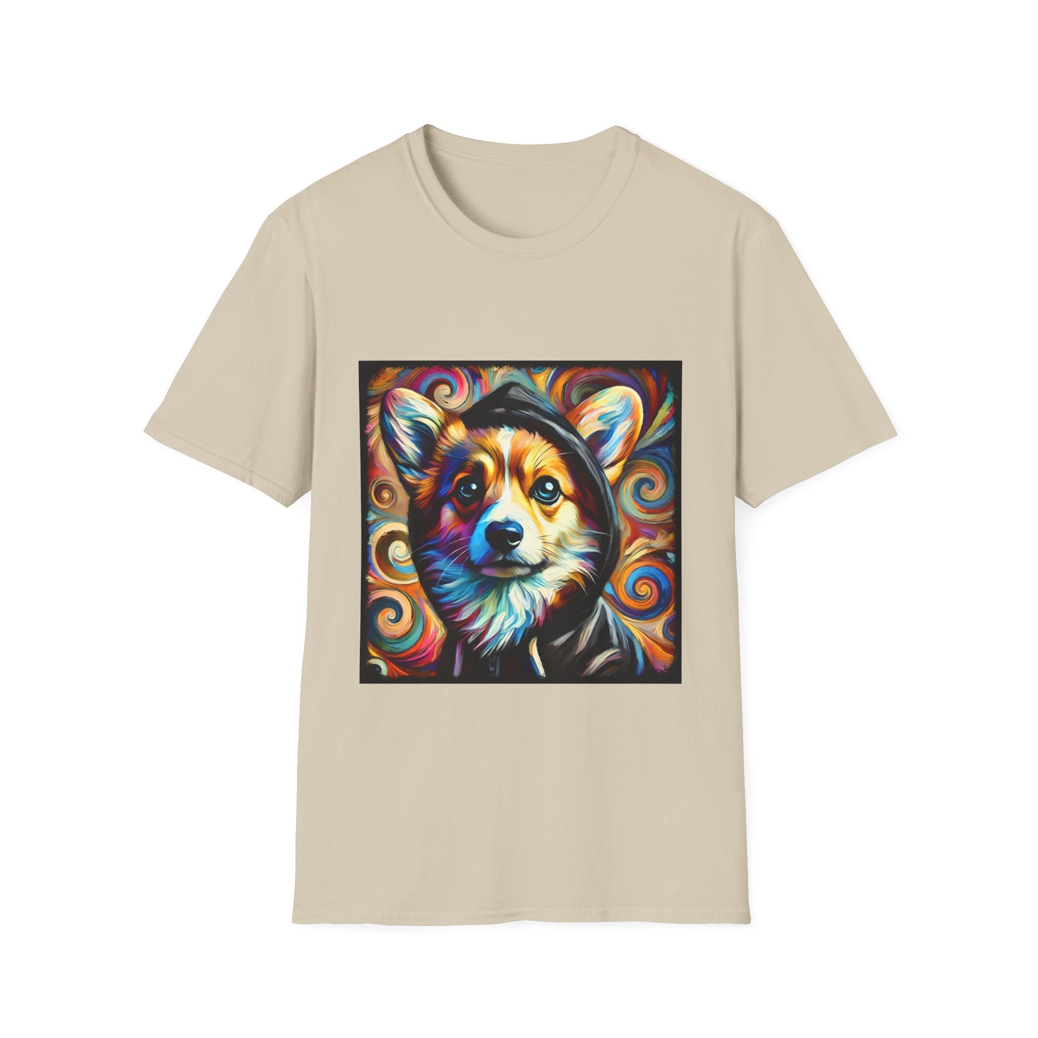 Pembroke Welsh Corgi Relaxed Swirl | Unisex Dog T-Shirt