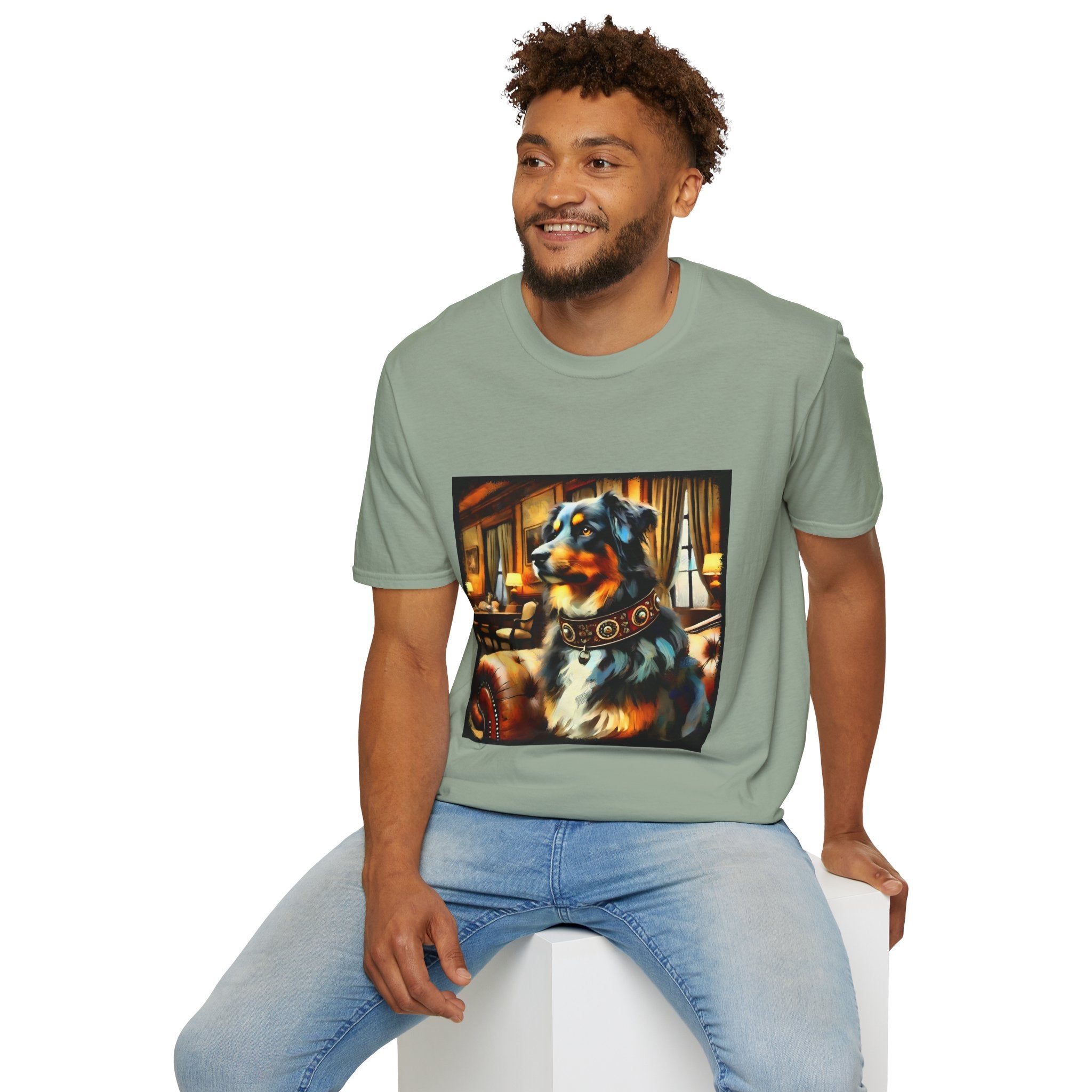 Australian Shepherd Bold Collar Classic | Unisex Dog T-Shirt