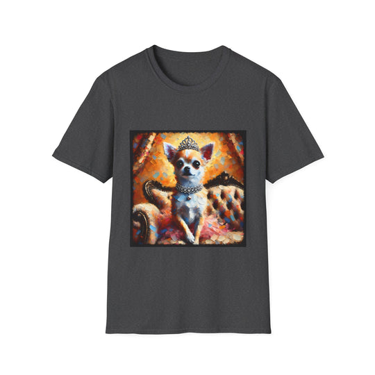 Chihuahua Petite Princess Classic design dog lover unisex t-shirt in dark heather