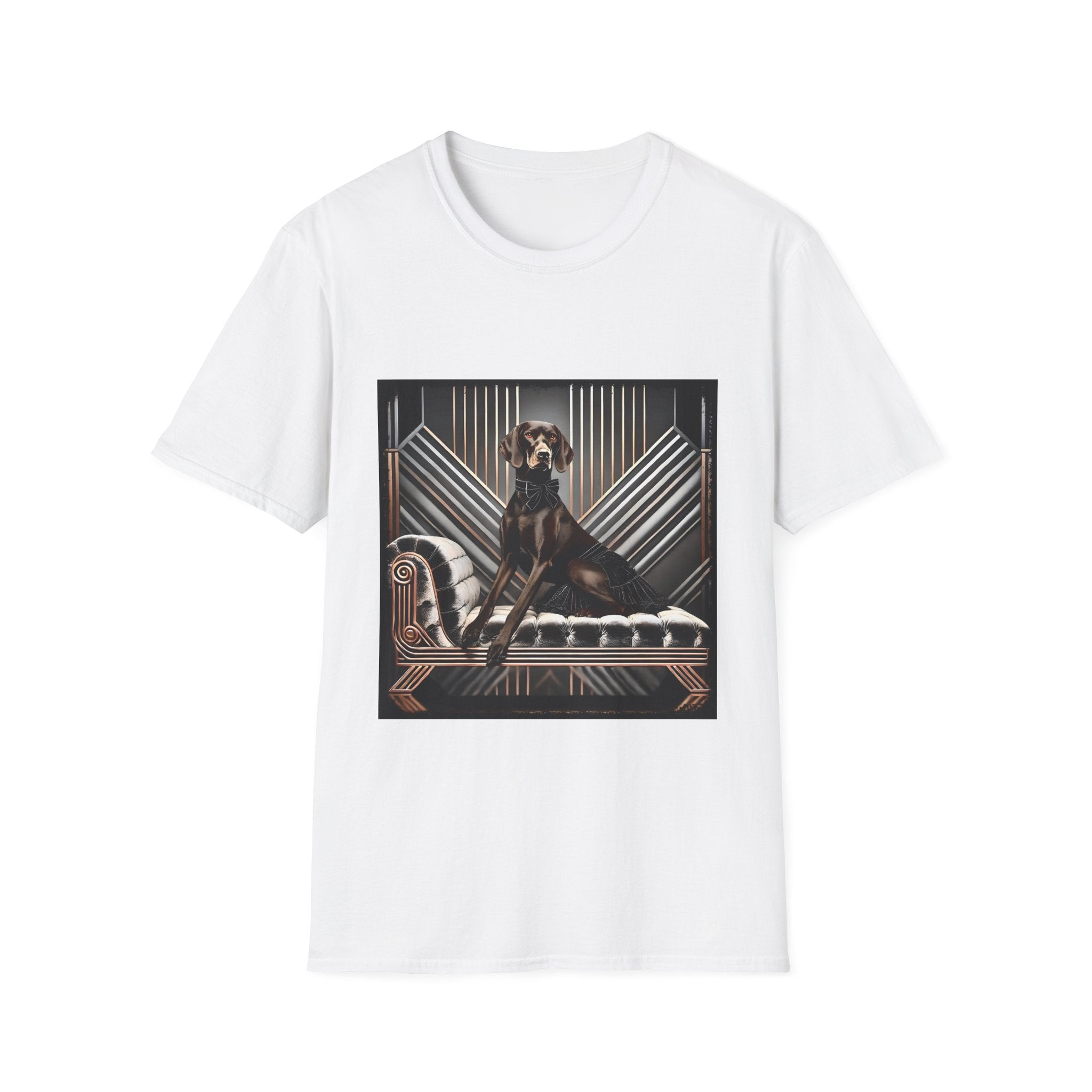 German Shorthaired Pointer Black Velvet  | Unisex Dog T-Shirt