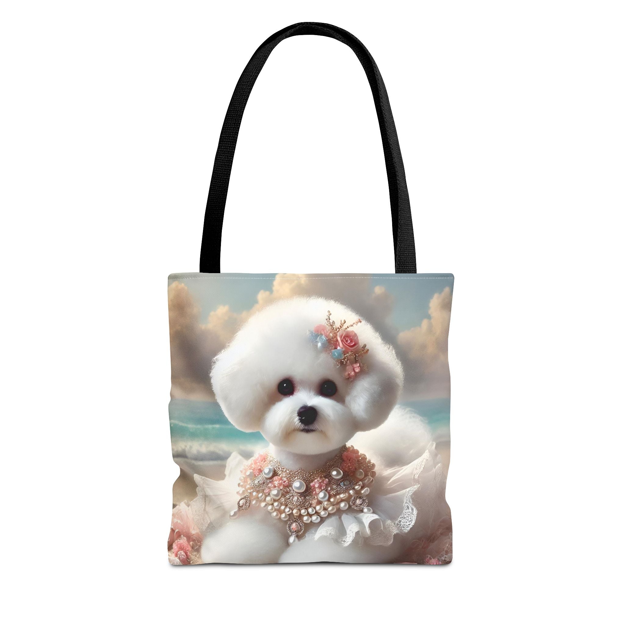 Bichon Frise Tote Bag | Beach Beauty Dog Lover Gift