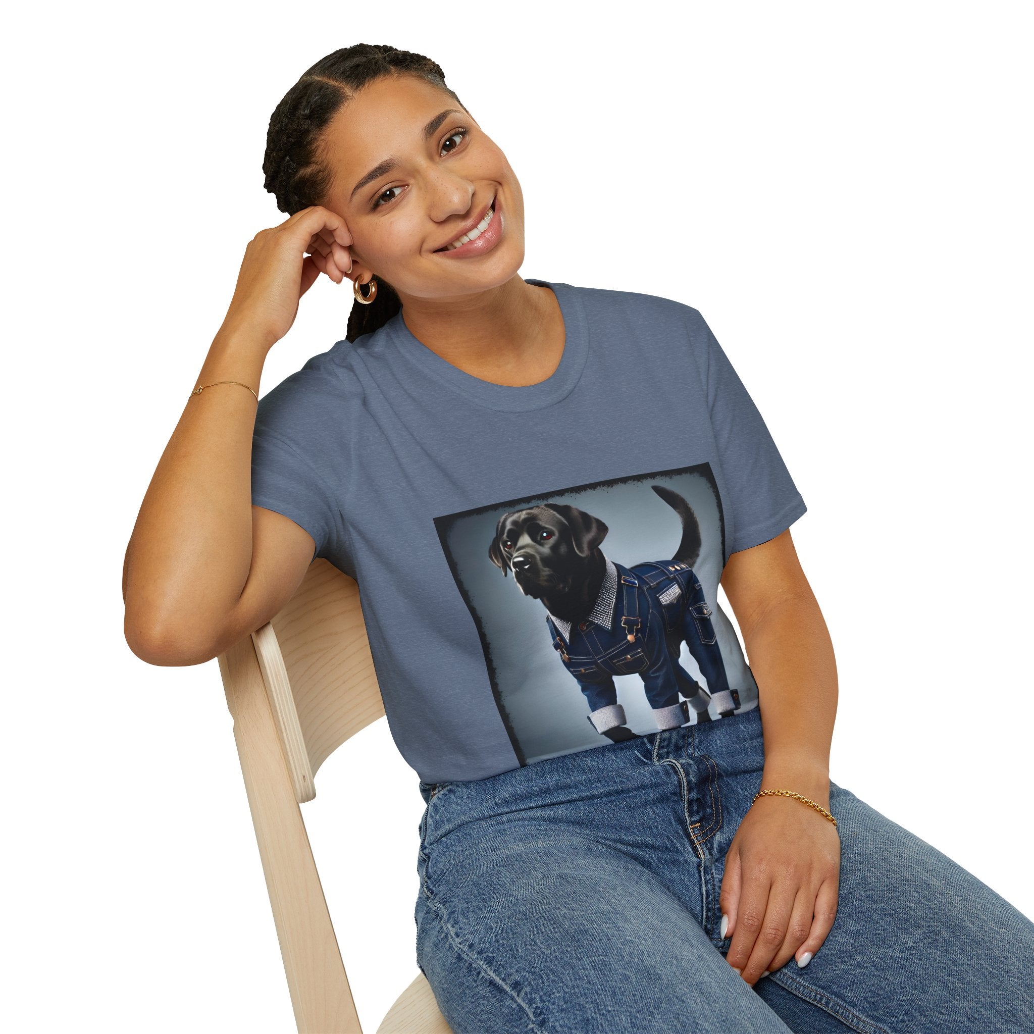 Labrador Retriever Denim Mood | Unisex Dog T-Shirt