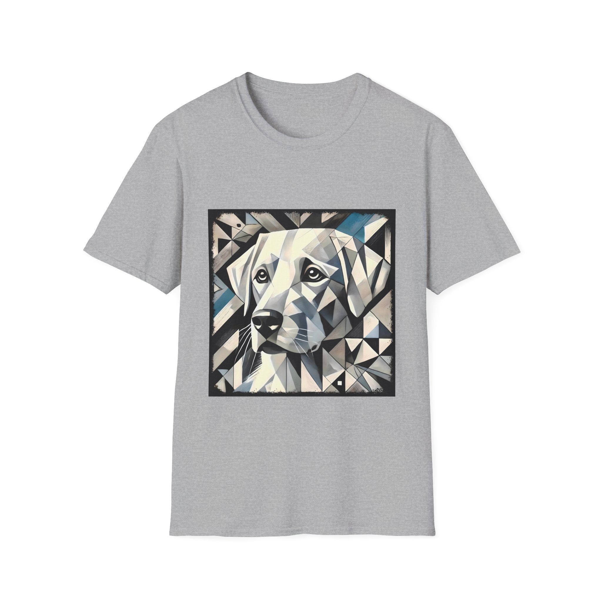 Labrador Retriever White Geometric | Unisex Dog T-Shirt