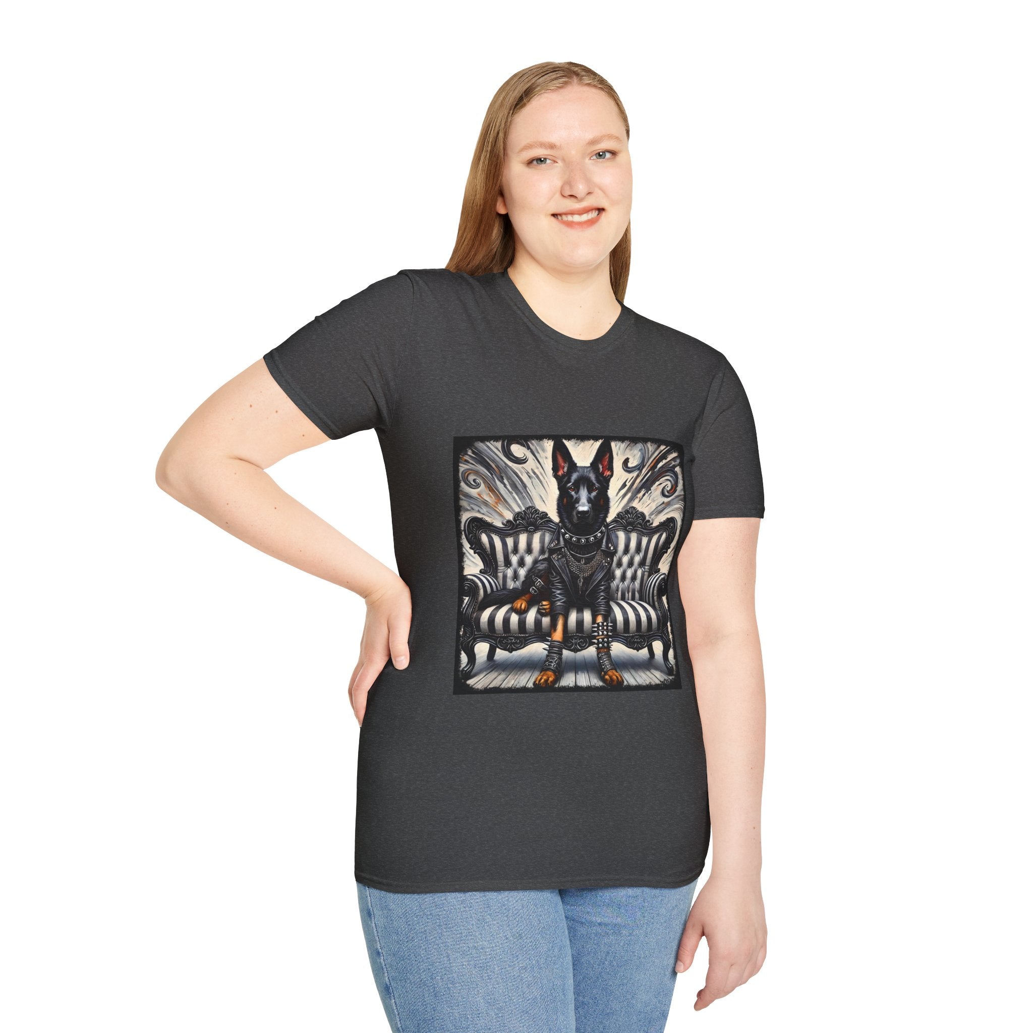 German Shepherd Bold Rebel | Unisex Dog T-Shirt