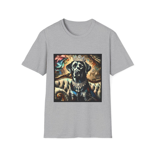 Labrador Retriever Diamond Princess Classic design dog lover unisex t-shirt in sport grey