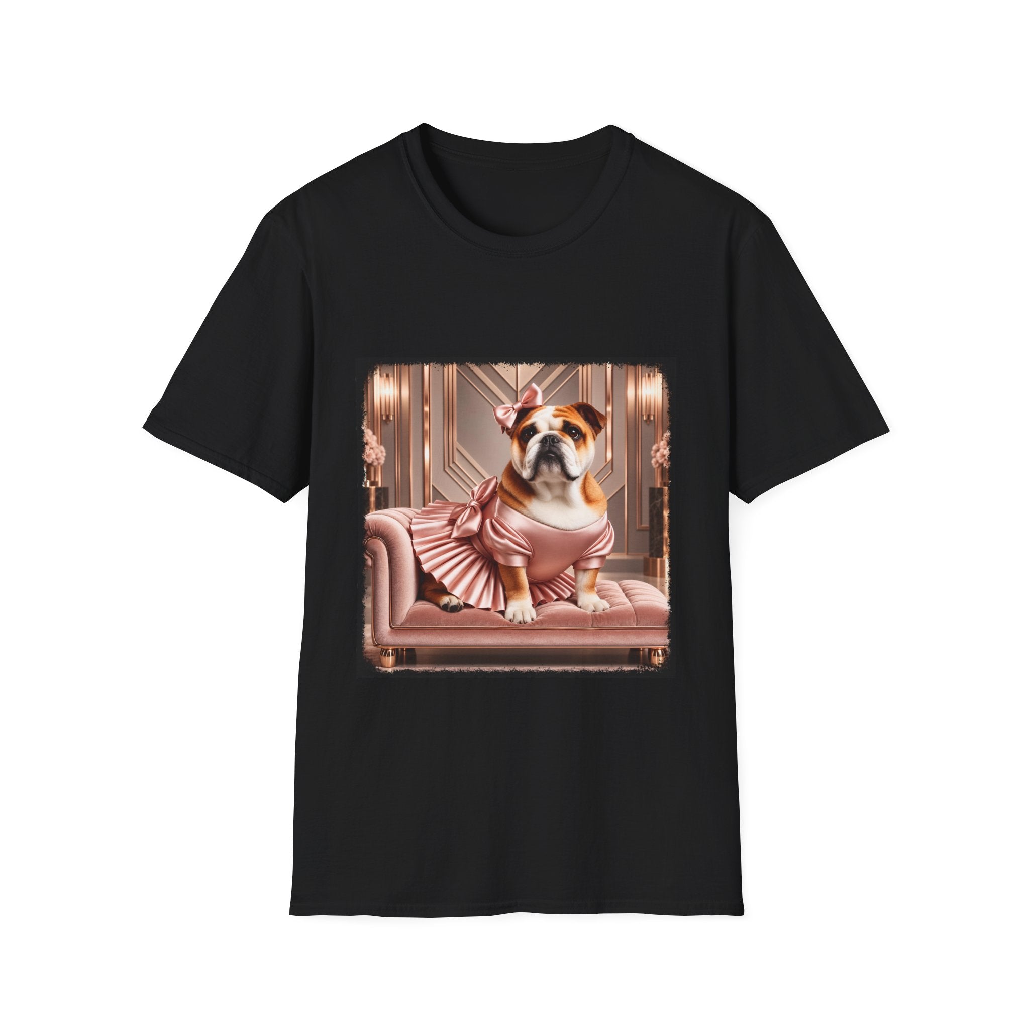 Bulldog Shirt | Iconic Peach Dog Lover Tee