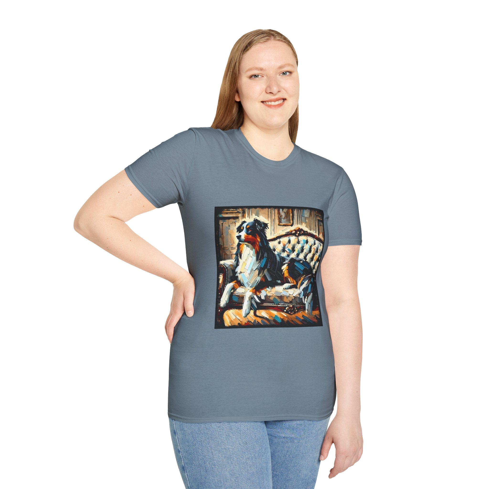 Australian Shepherd Vibrant Classic | Unisex Dog T-Shirt