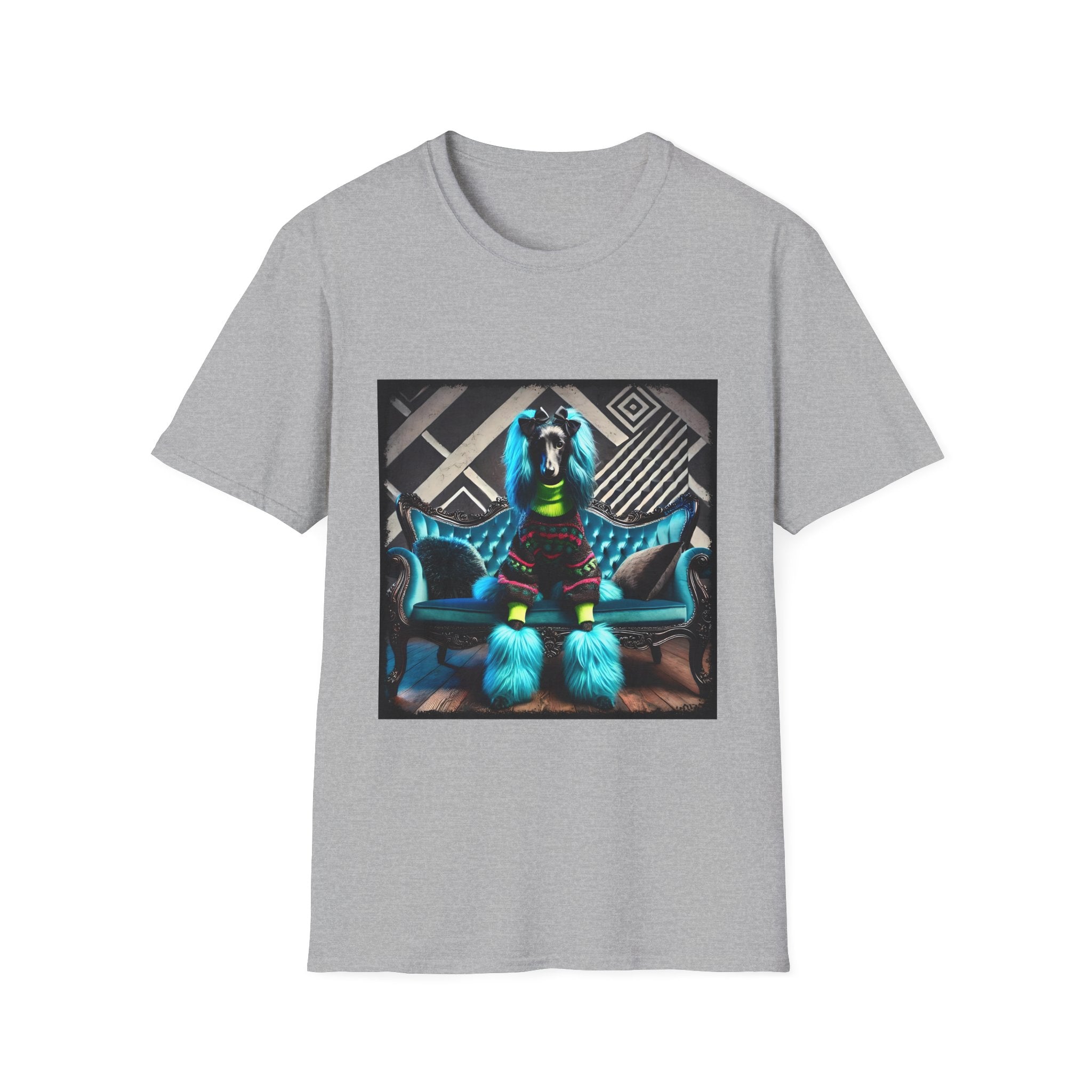 Afghan Hound Shirt | Neon Chic Dog Lover Tee