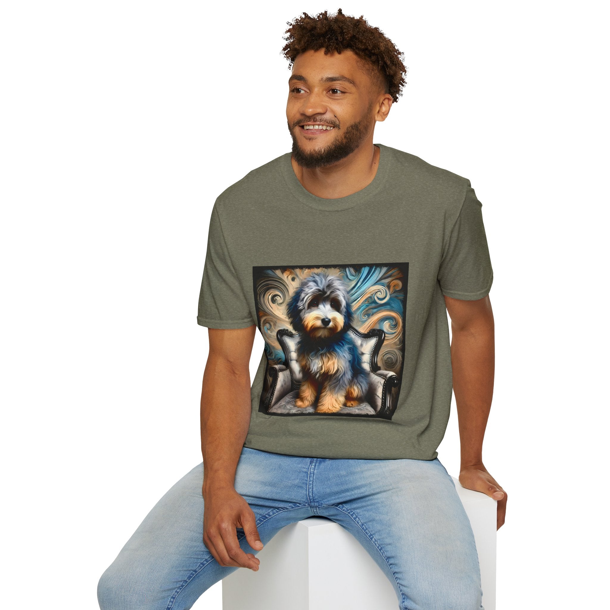 Aussiedoodle Ethereal Swirl | Unisex Dog T-Shirt