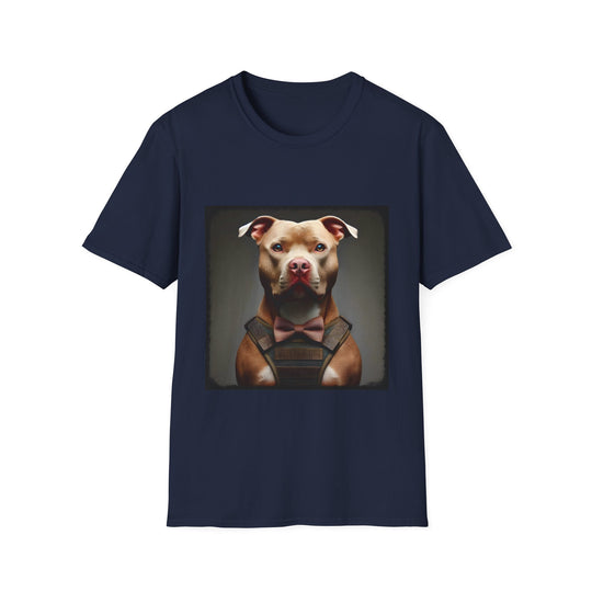 American Pit Bull Terrier Affluent Aura design dog lover unisex t-shirt in navy