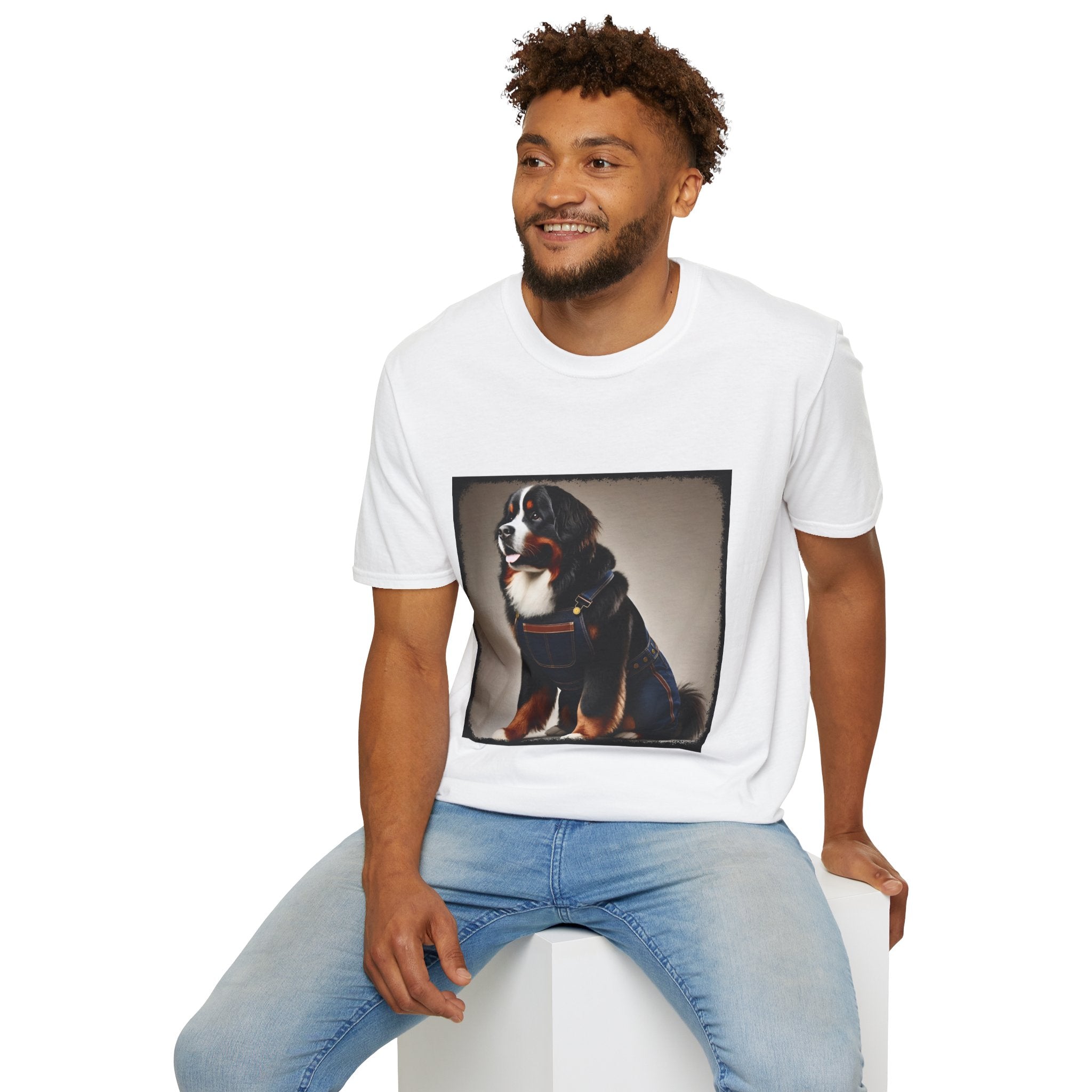 Bernese Mountain Dog Shirt | Denim Darling Dog Lover Tee