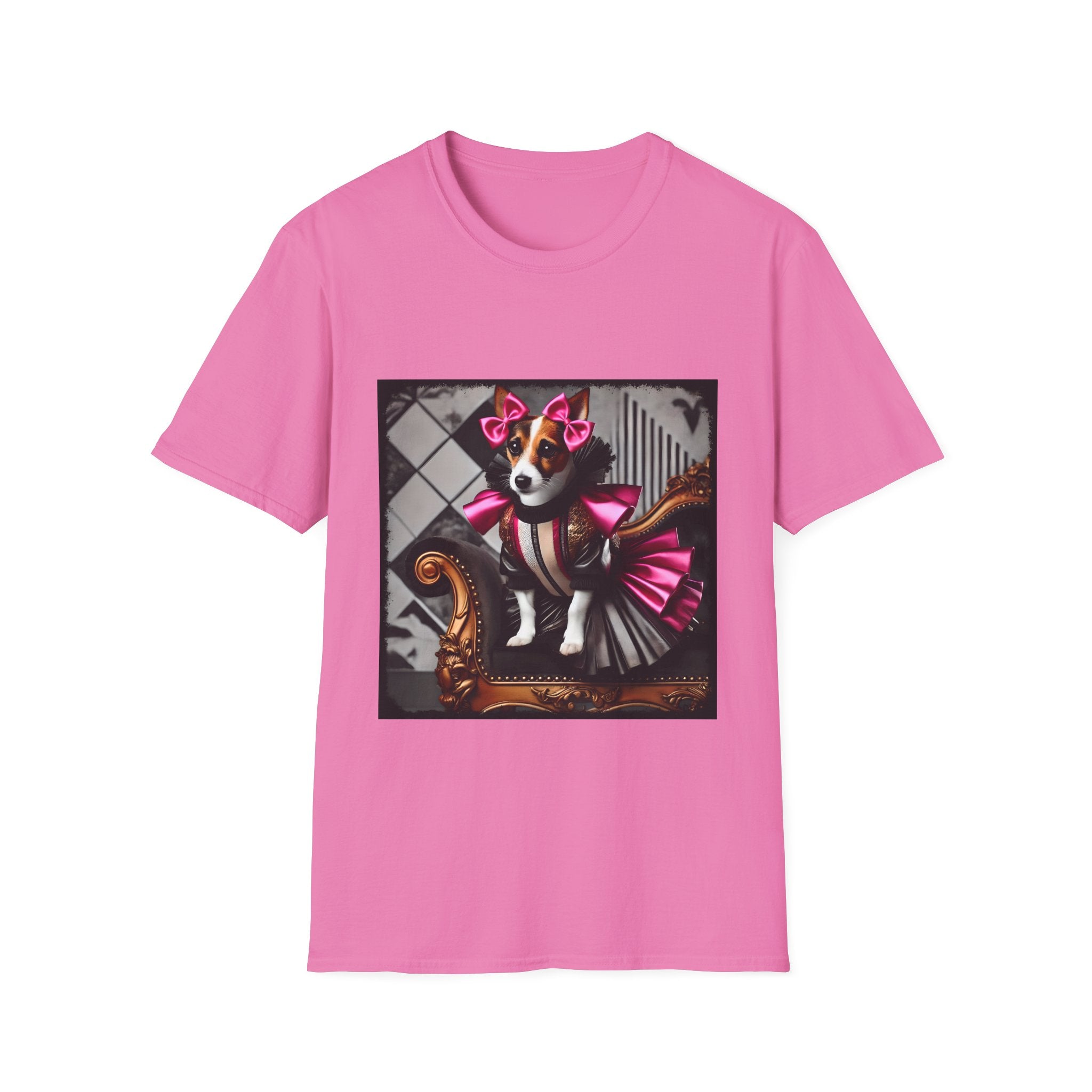 Jack Russell Terrier Pink Rocker | Unisex Dog T-Shirt