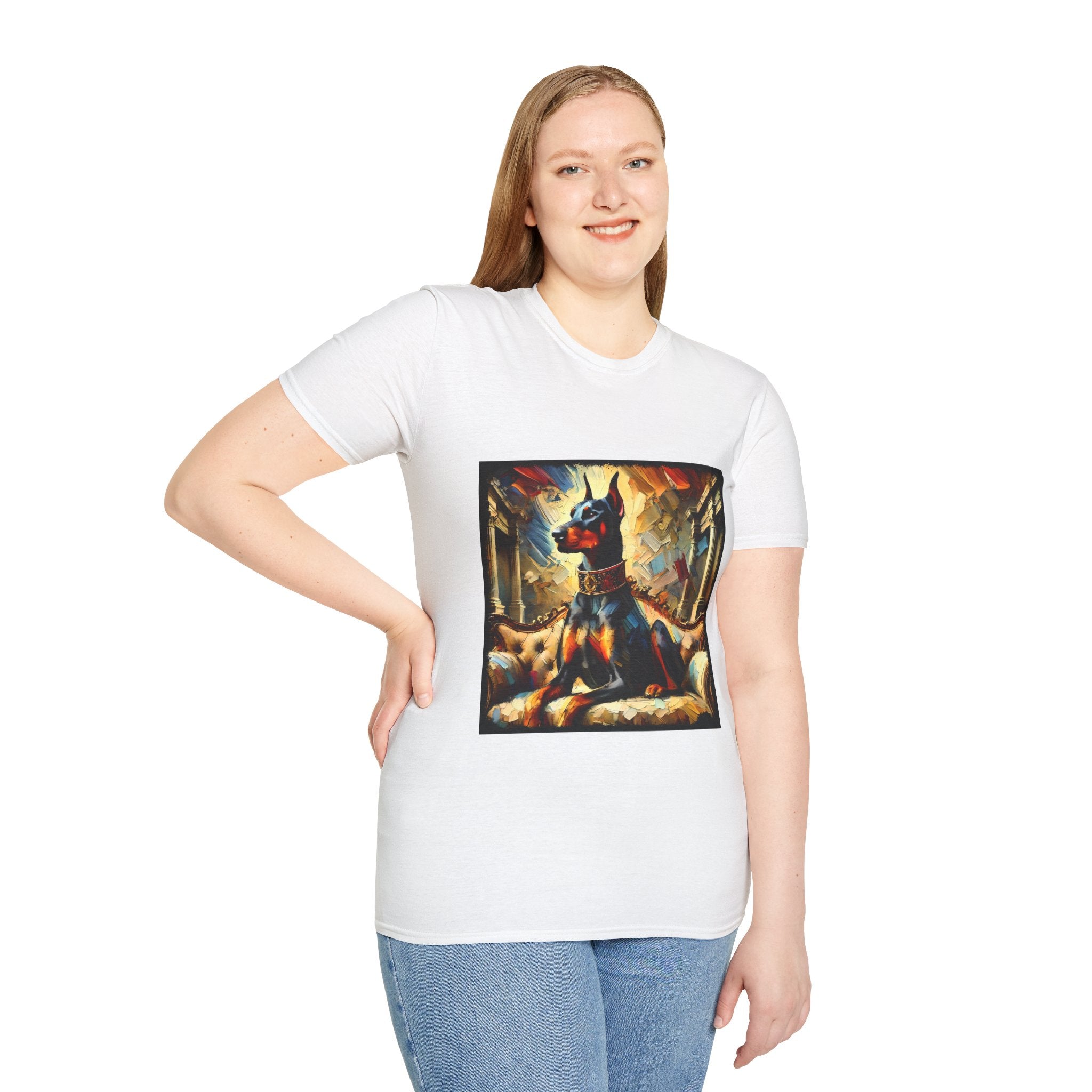 Doberman Pinscher Vivid Classic | Unisex Dog T-Shirt