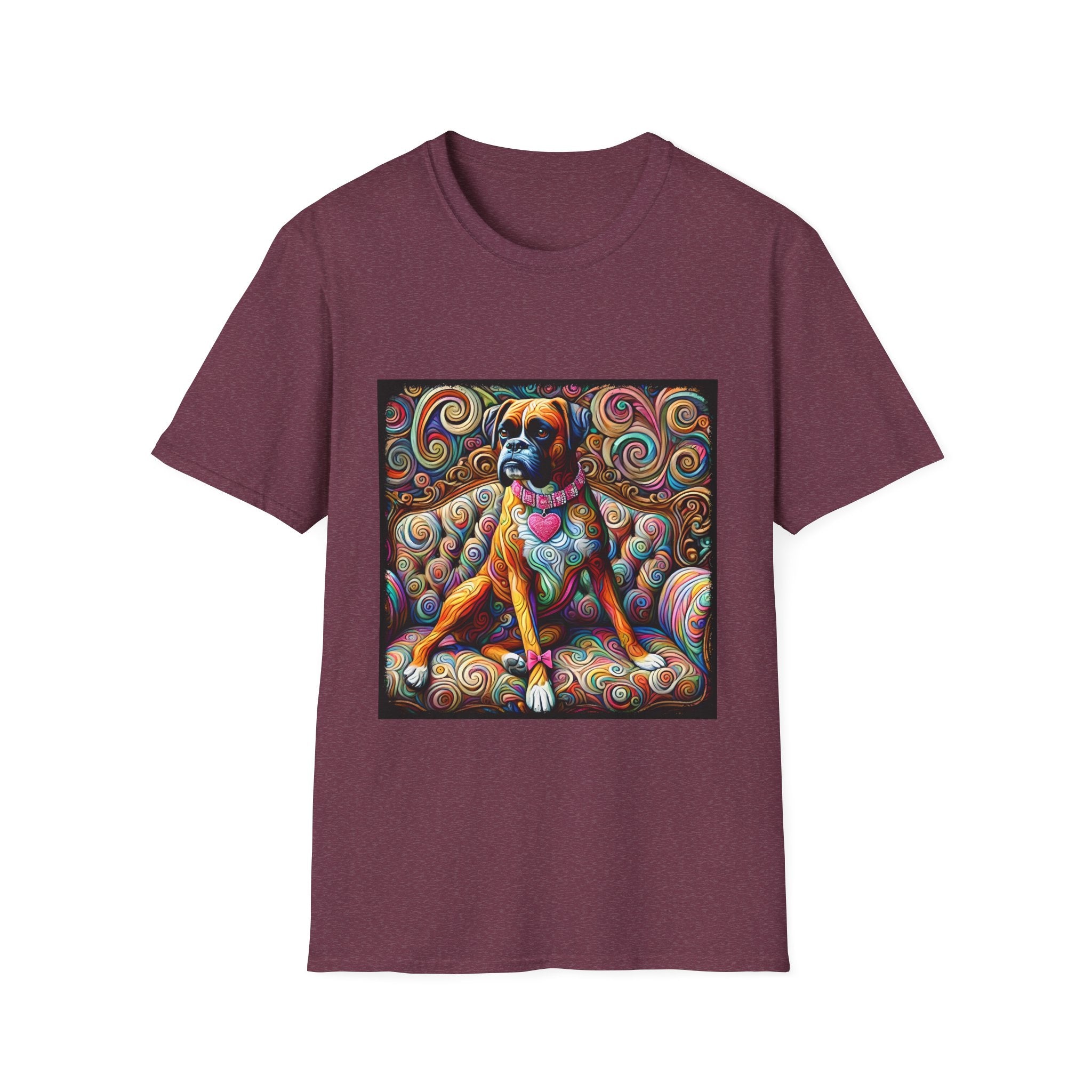 Boxer Love Swirl | Unisex Dog T-Shirt